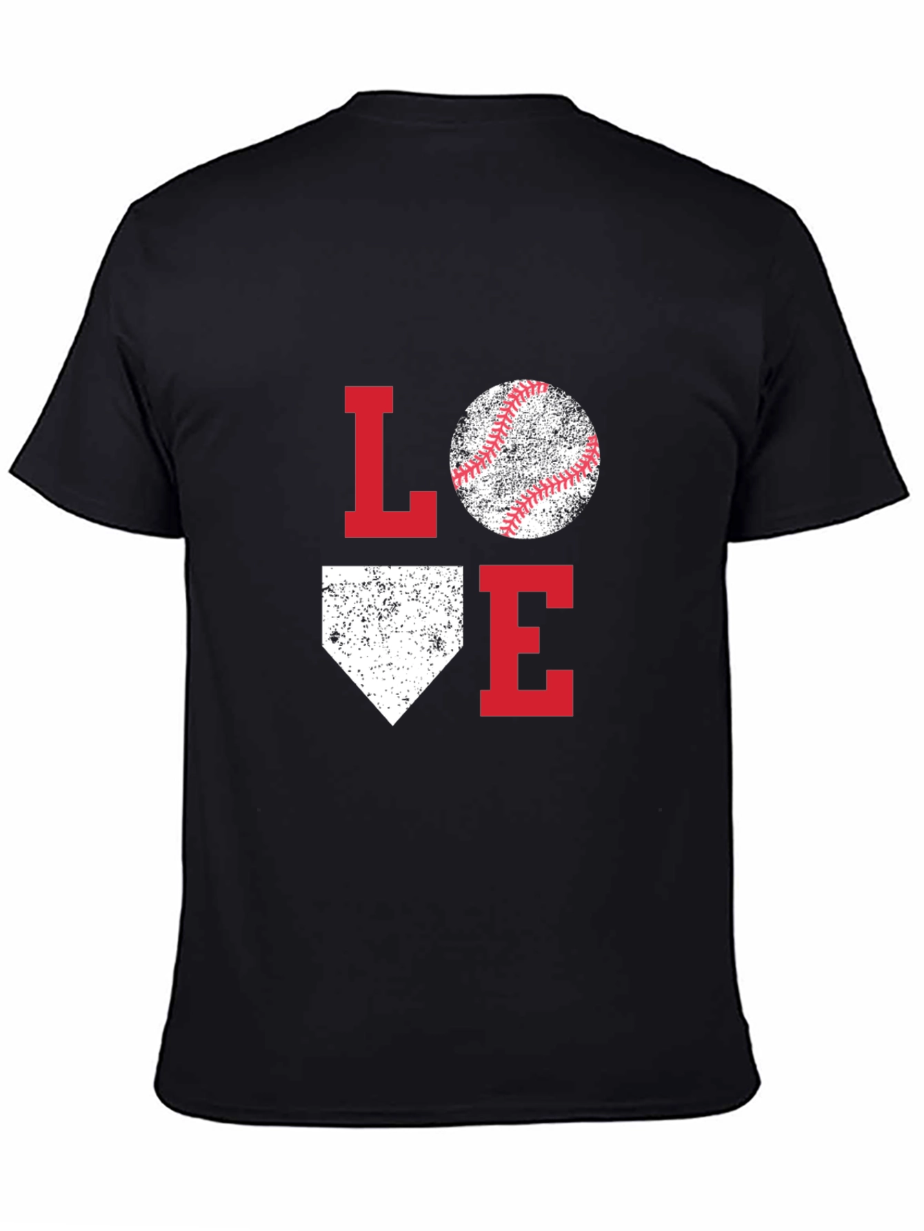 Love Baseball Graphic T-Shirt Sport Fan Tee