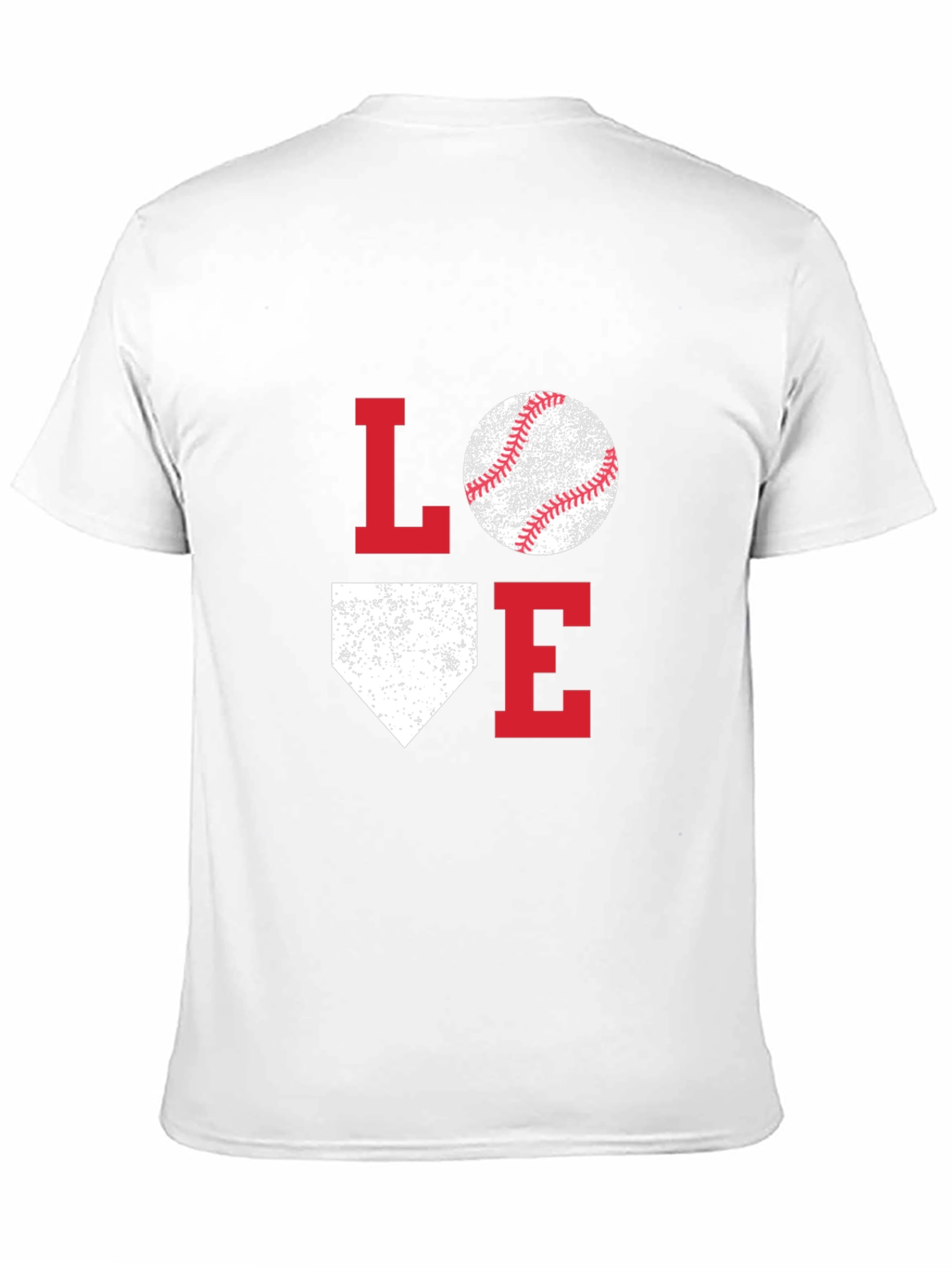 Love Baseball Graphic T-Shirt Sport Fan Tee
