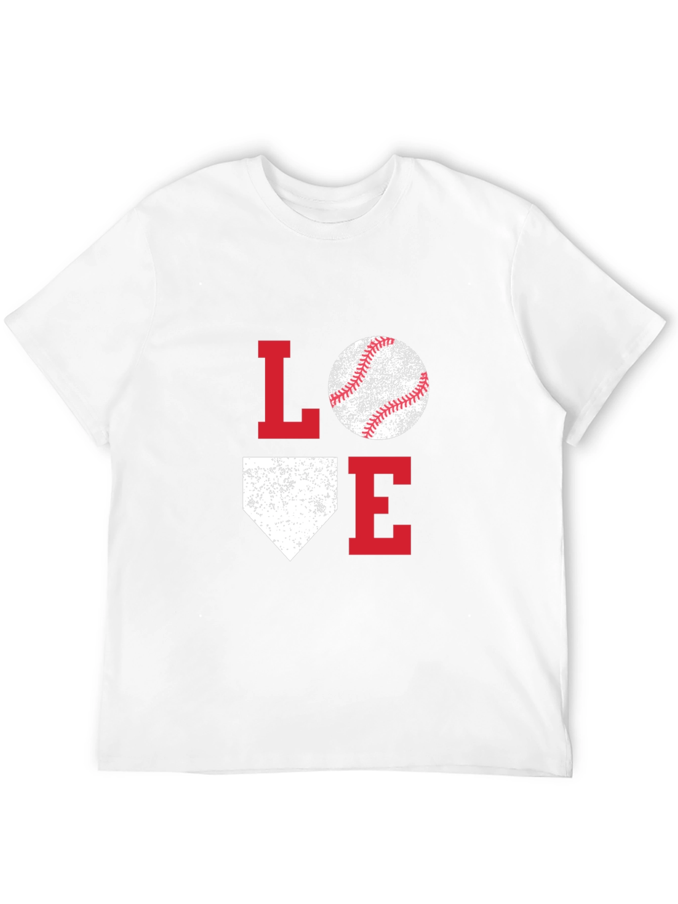 Love Baseball Graphic T-Shirt Sport Fan Tee