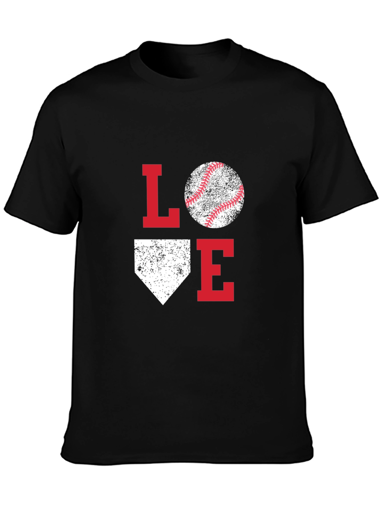 Love Baseball Graphic T-Shirt Sport Fan Tee