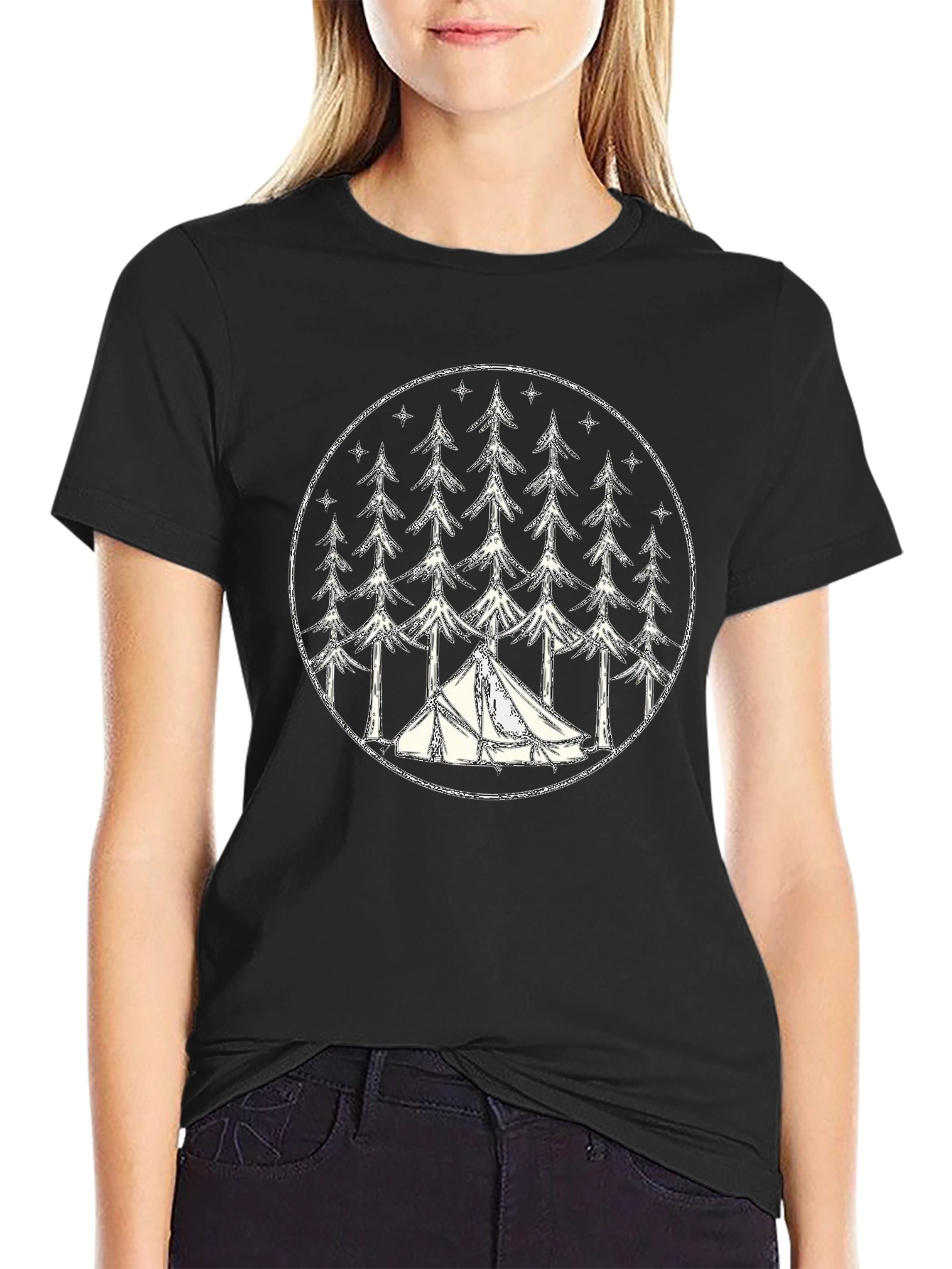 Camping Forest Tee - Adventure Awaits!