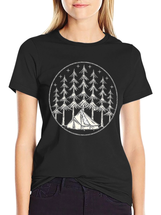 Camping Forest Tee - Adventure Awaits!
