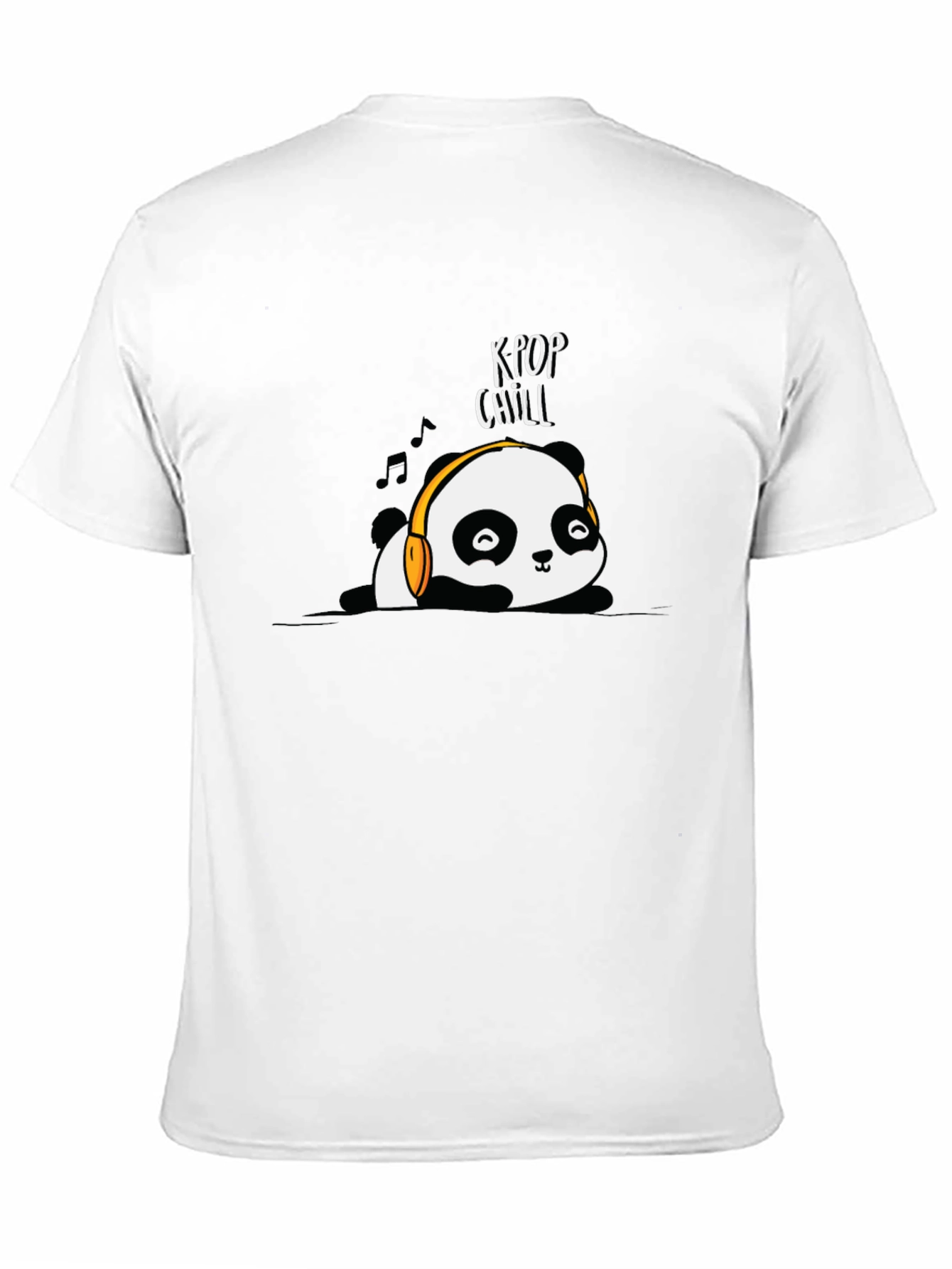 K-Pop Chill Panda Graphic T-Shirt