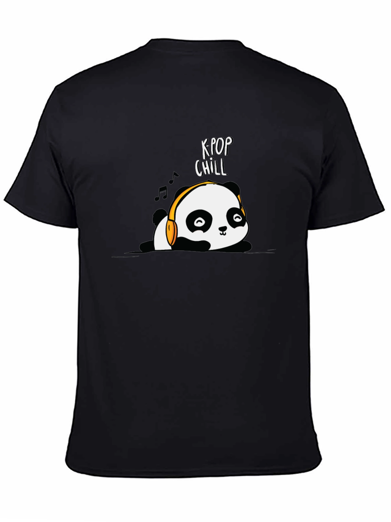 K-Pop Chill Panda Graphic T-Shirt