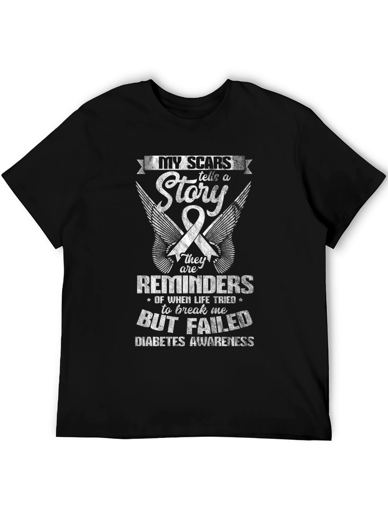 Diabetes Awareness T-Shirt: My Scars Tell a Story