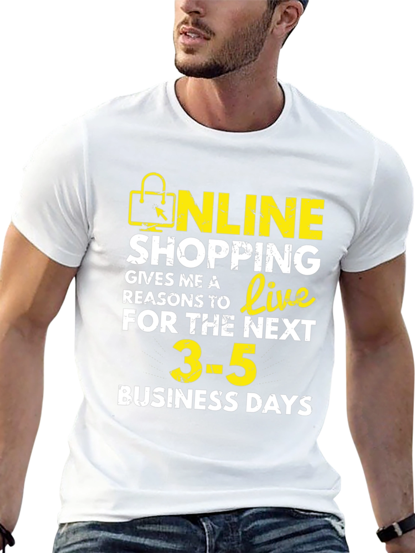 Online Shopping T-Shirt - Funny Shopper Tee