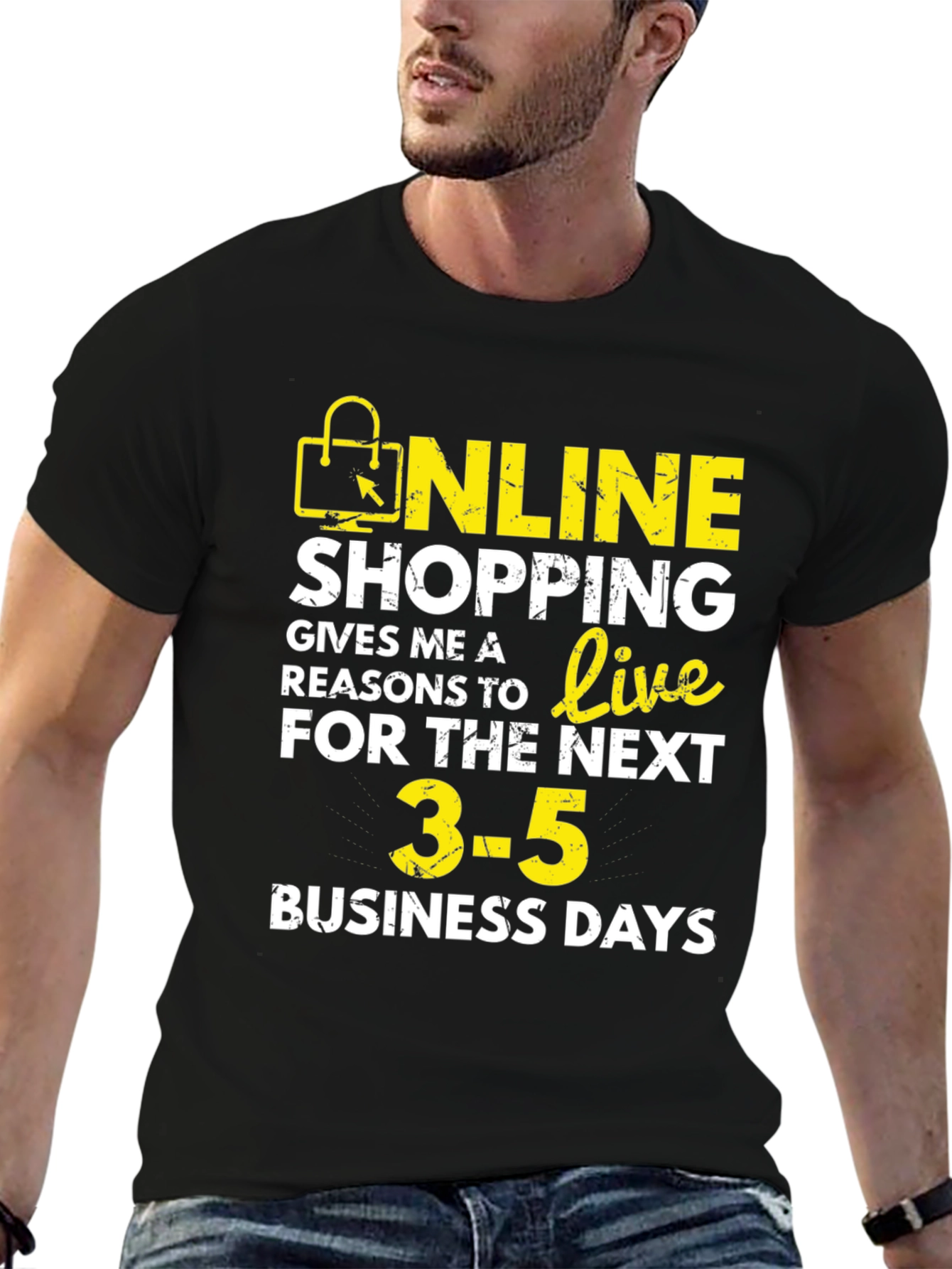 Online Shopping T-Shirt - Funny Shopper Tee