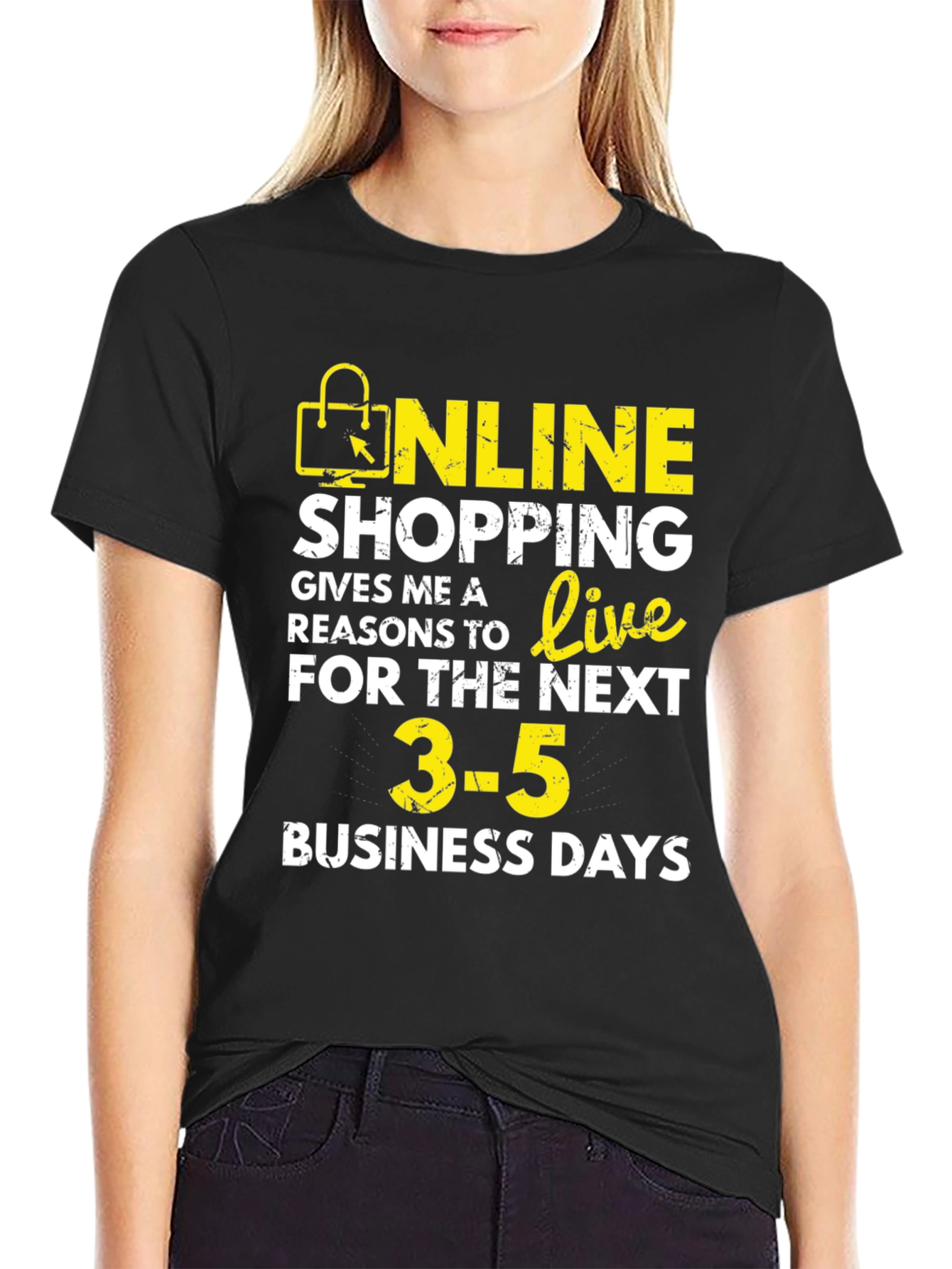 Online Shopping T-Shirt - Funny Shopper Tee
