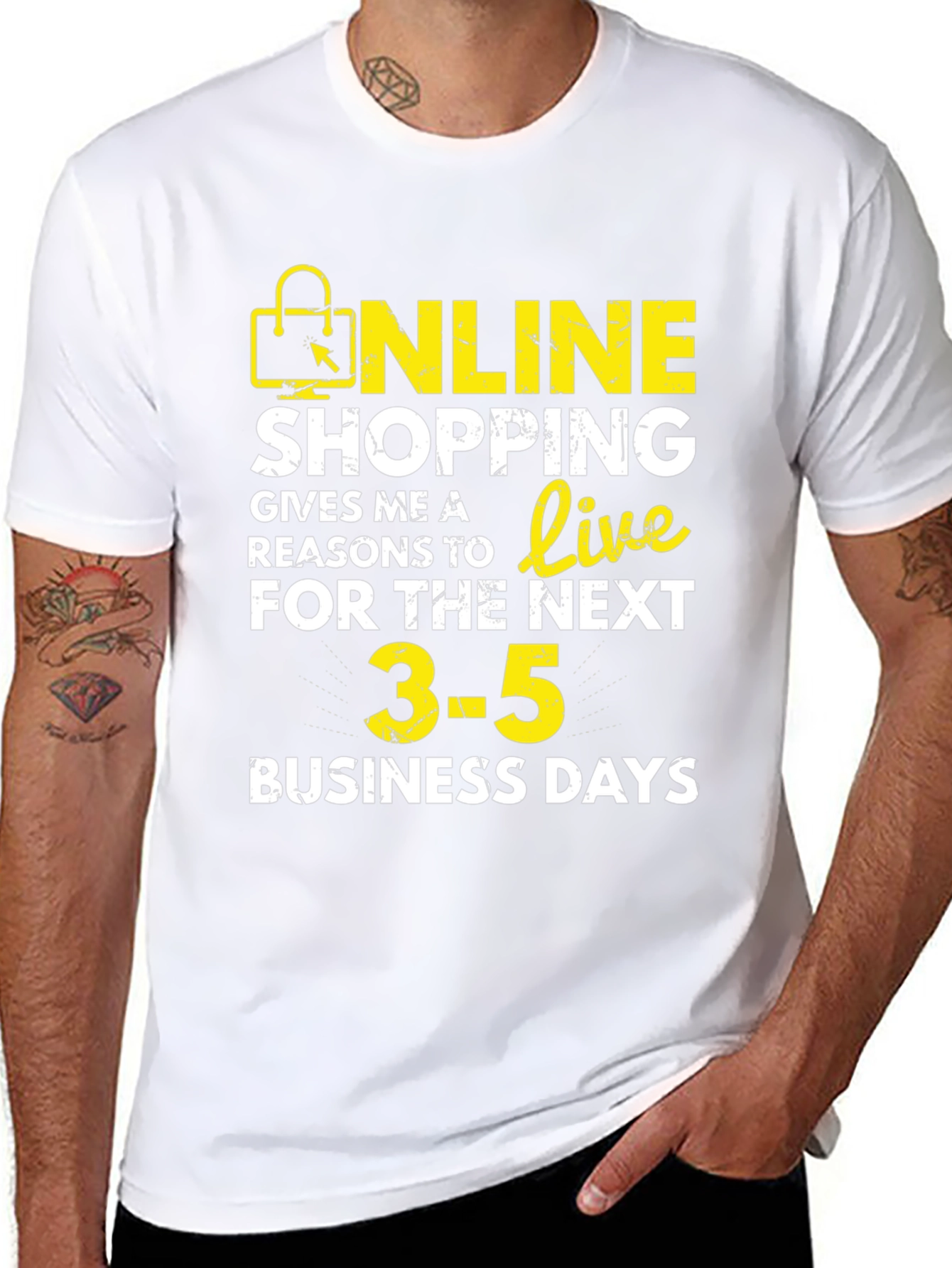 Online Shopping T-Shirt - Funny Shopper Tee