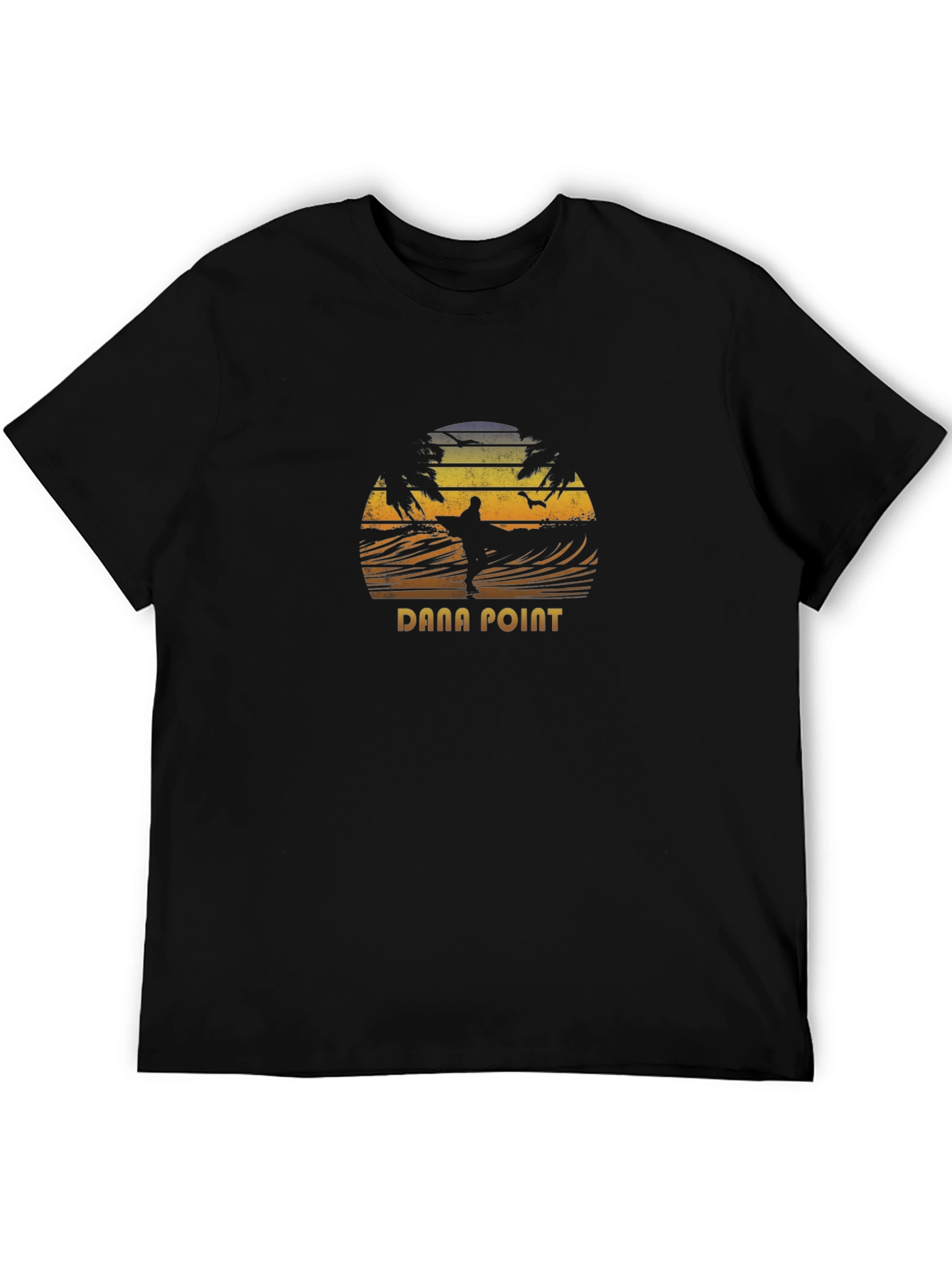 Dana Point Surfing T-Shirt - Black