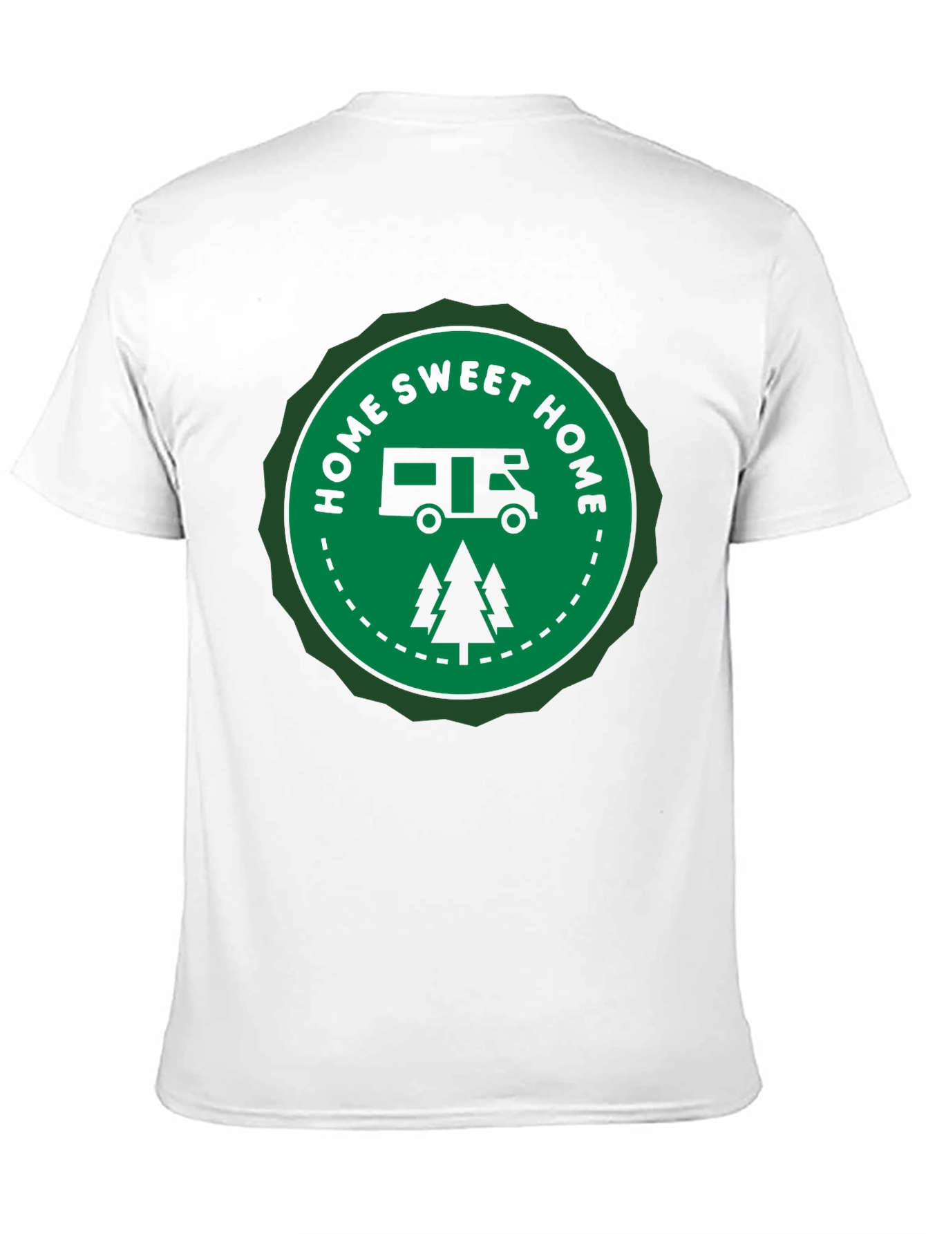 Home Sweet Home Camper Graphic Tee - Black