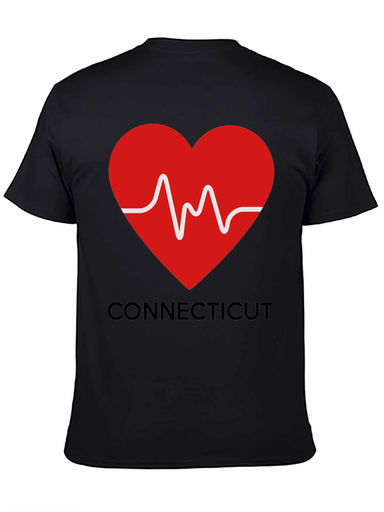 Connecticut Love Heartbeat T-Shirt
