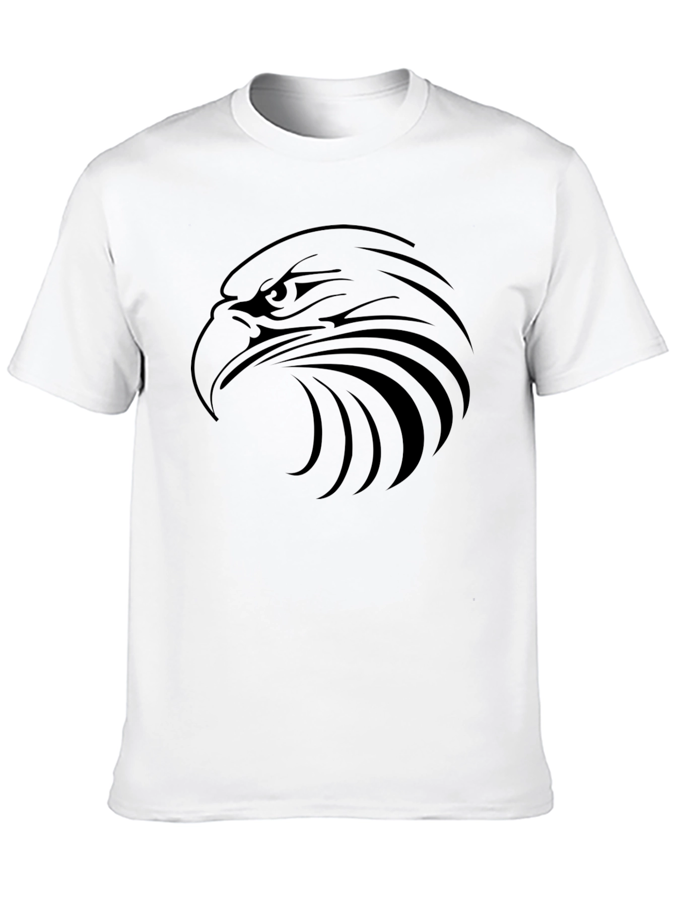 Bold Eagle Graphic Tee - Black
