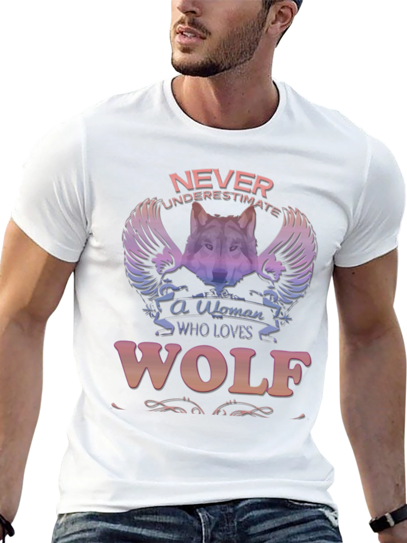 Wolf Lover T-Shirt - Never Underestimate A Woman!