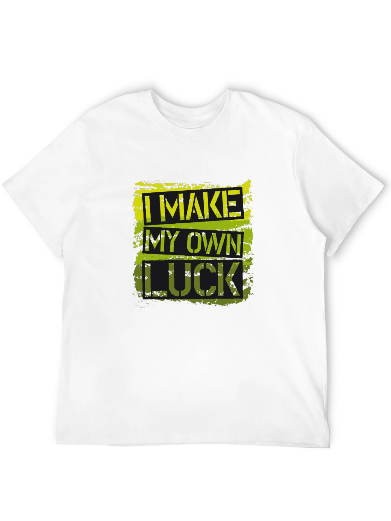 I Make My Own Luck Graphic T-Shirt - Black