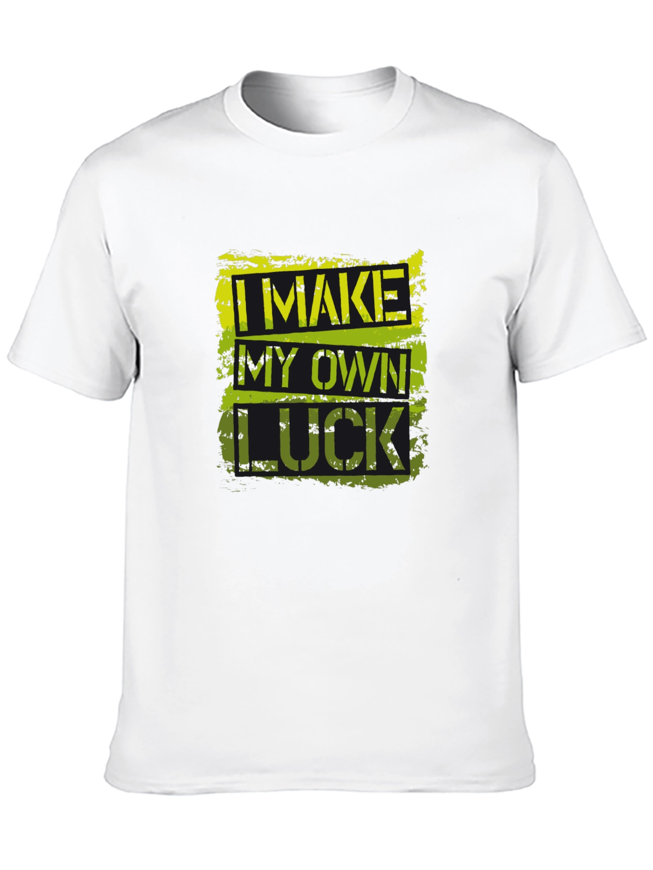 I Make My Own Luck Graphic T-Shirt - Black