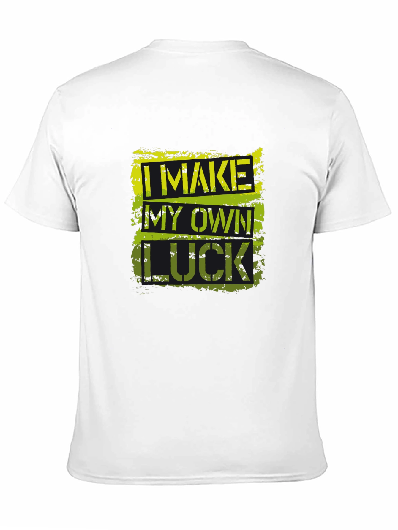 I Make My Own Luck Graphic T-Shirt - Black