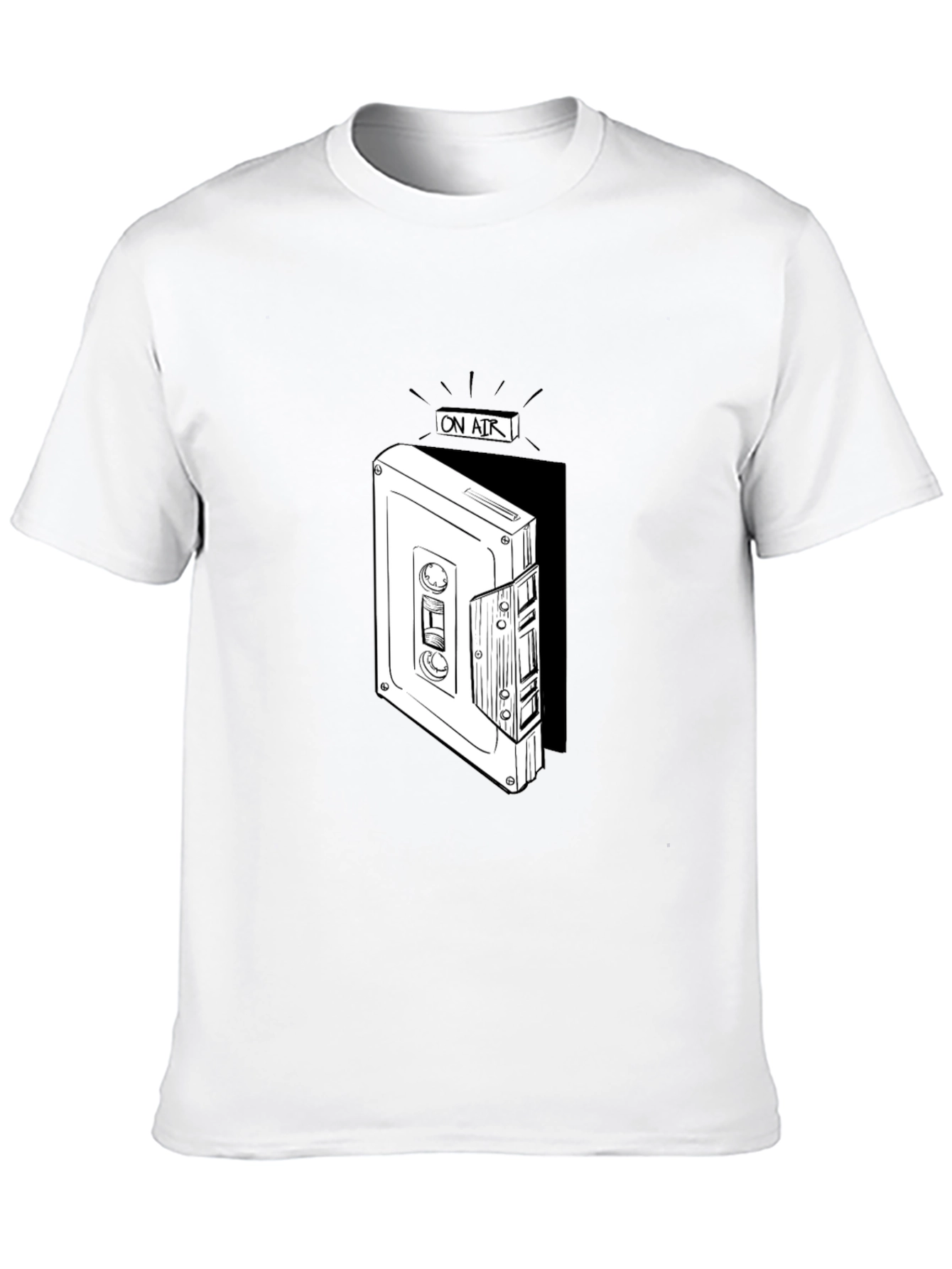 Retro On Air Cassette Graphic T-Shirt