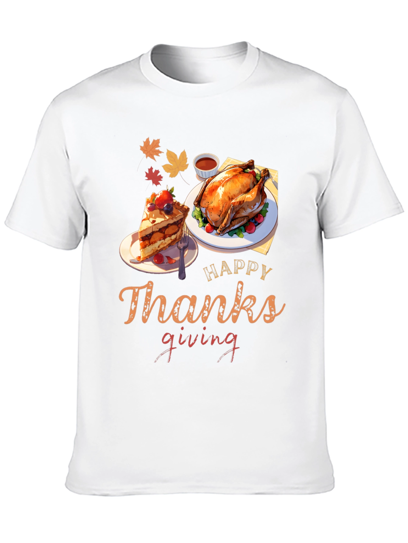Happy Thanksgiving Feast Graphic Tee