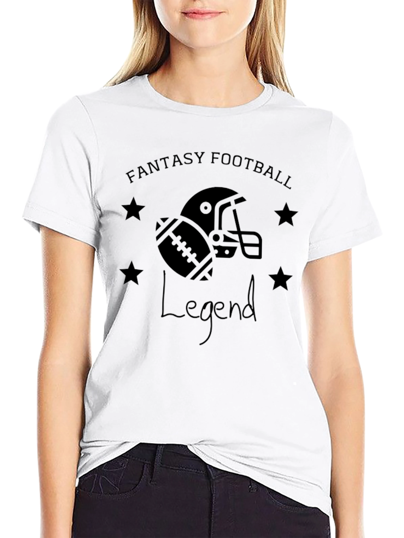 Fantasy Football Legend Black T-Shirt