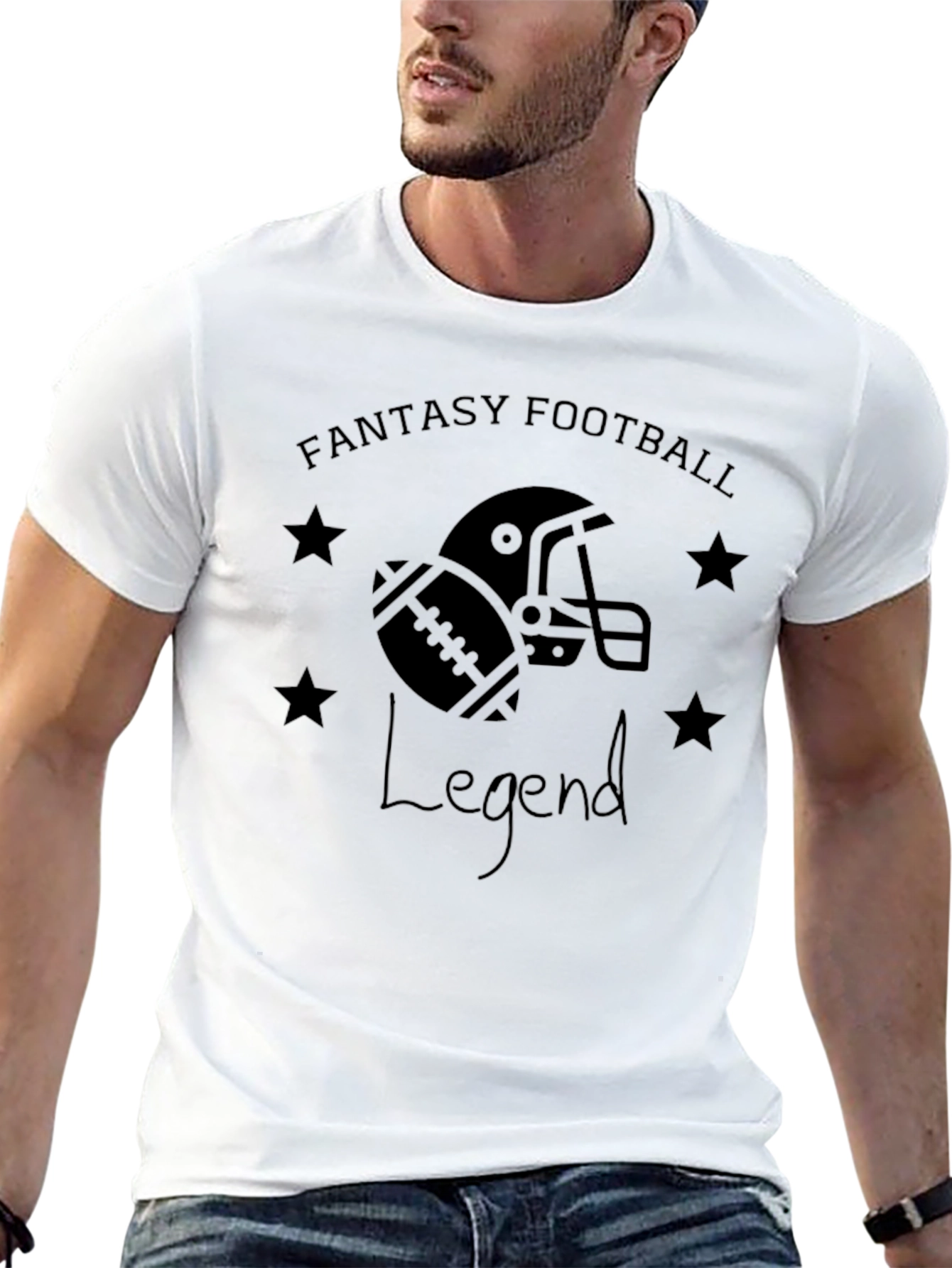 Fantasy Football Legend Black T-Shirt