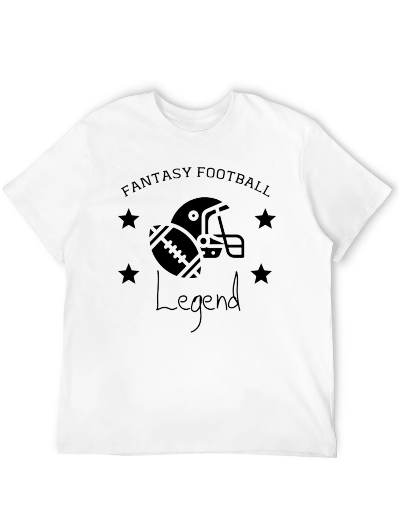 Fantasy Football Legend Black T-Shirt