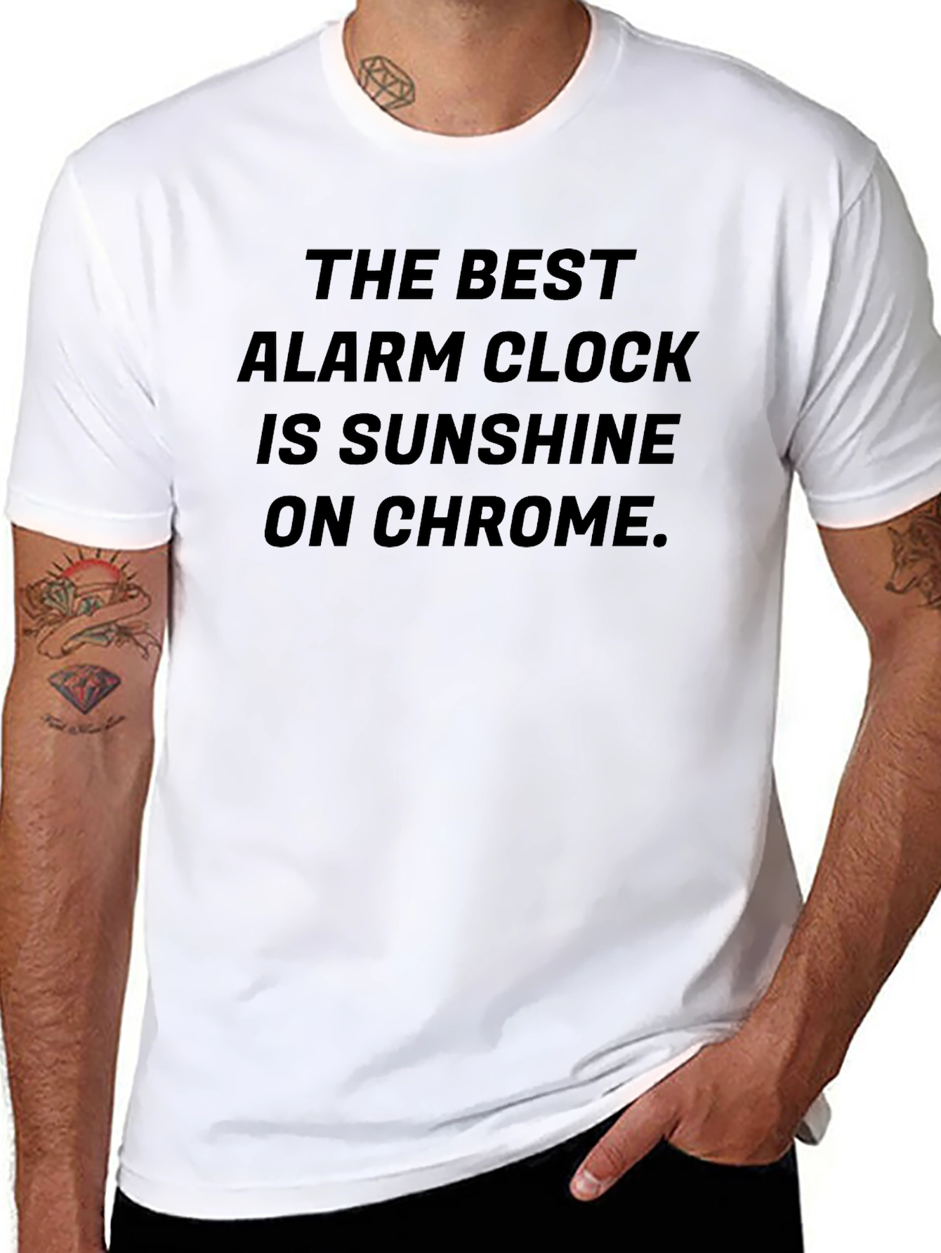 Sunshine on Chrome T-Shirt: Best Alarm Clock