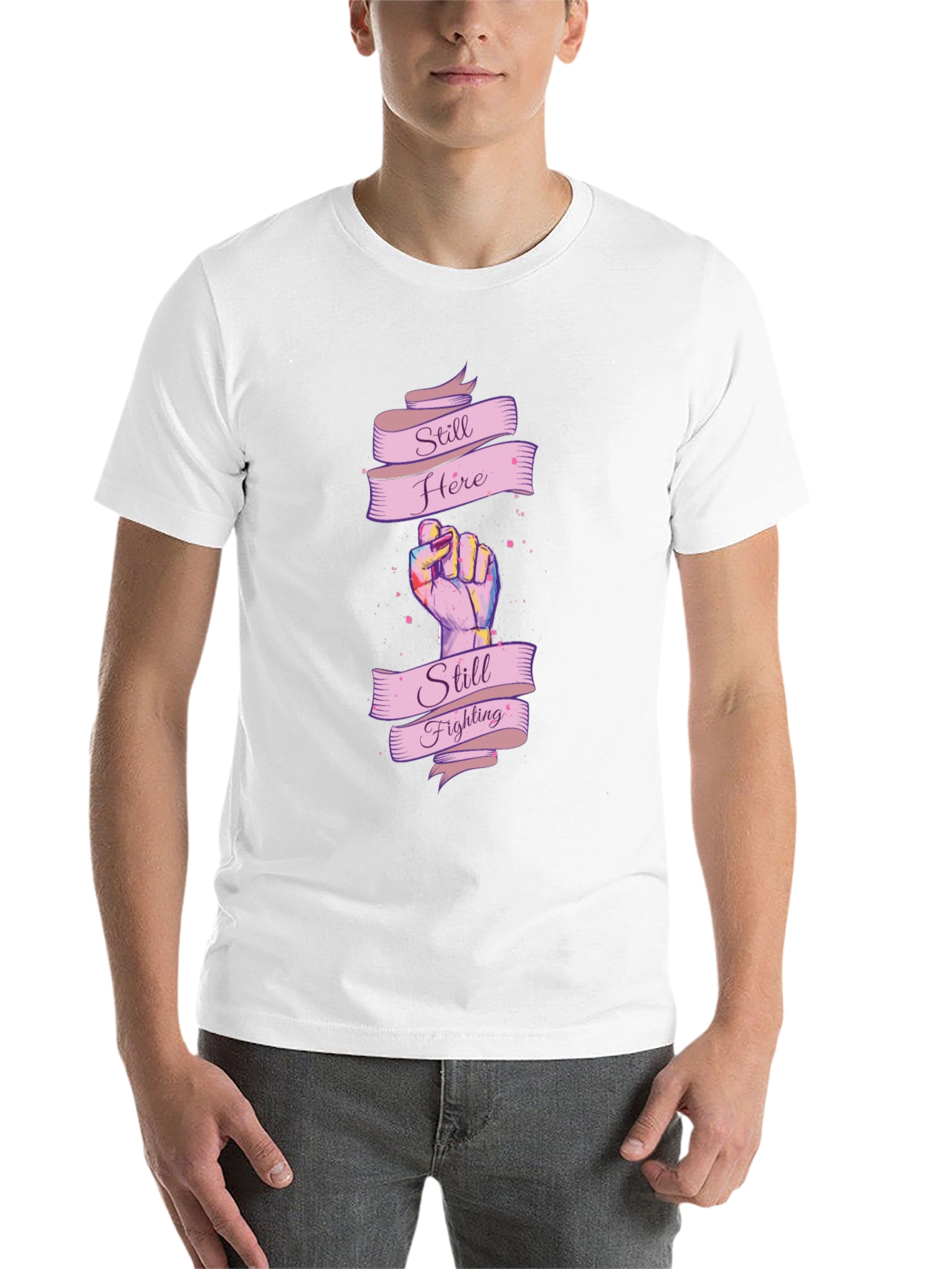 Still Here Still Fighting Graphic T-Shirt