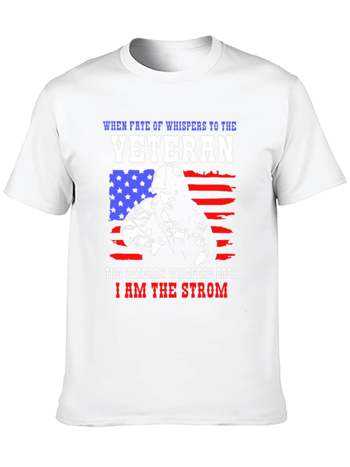 Veteran Tribute Graphic Tee - I am the Strom