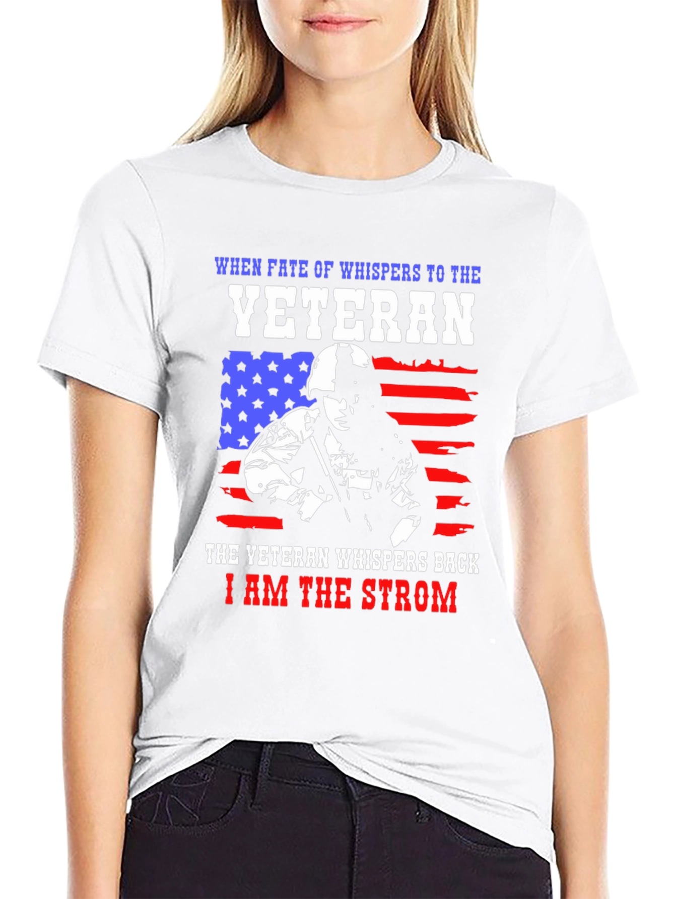 Veteran Tribute Graphic Tee - I am the Strom