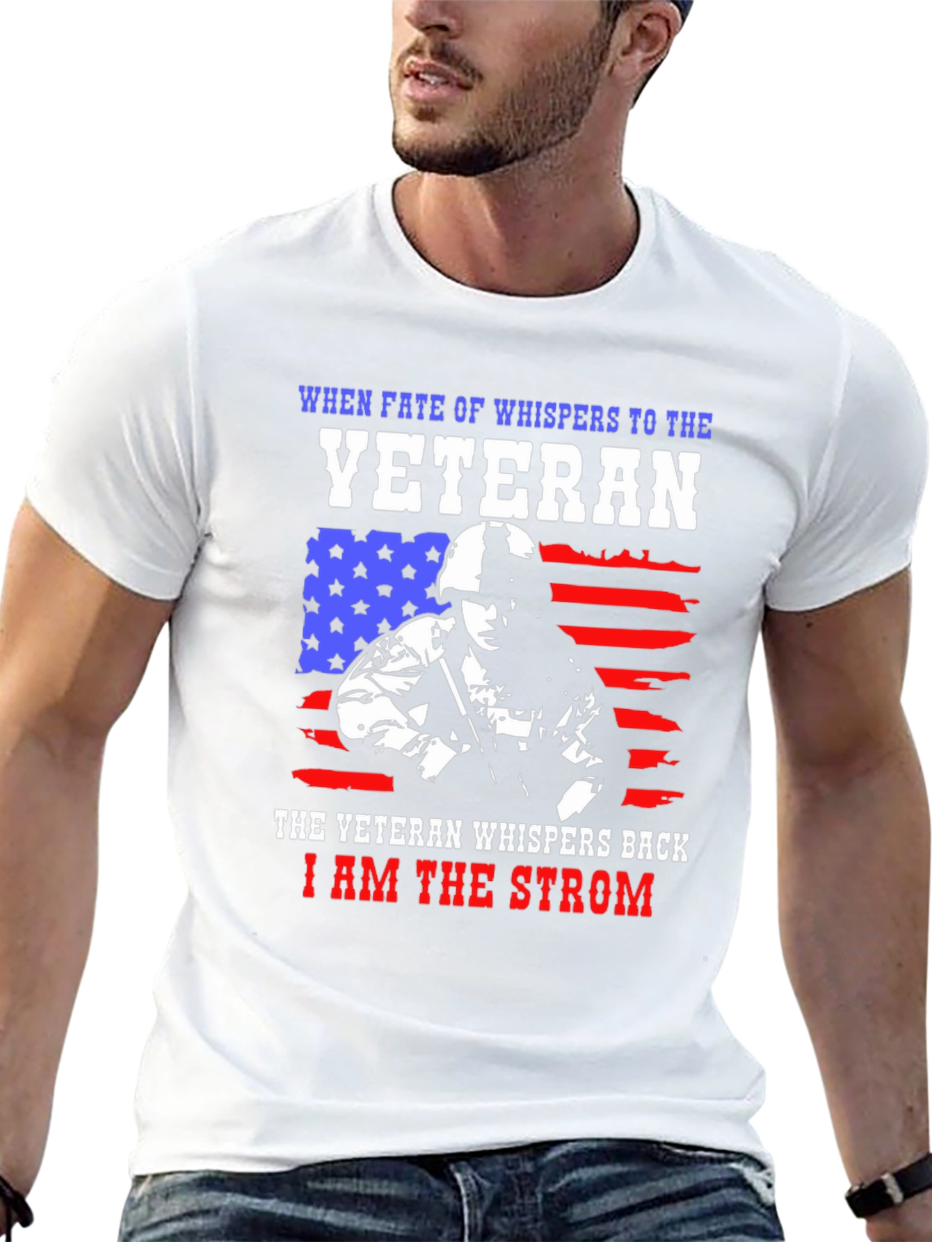 Veteran Tribute Graphic Tee - I am the Strom