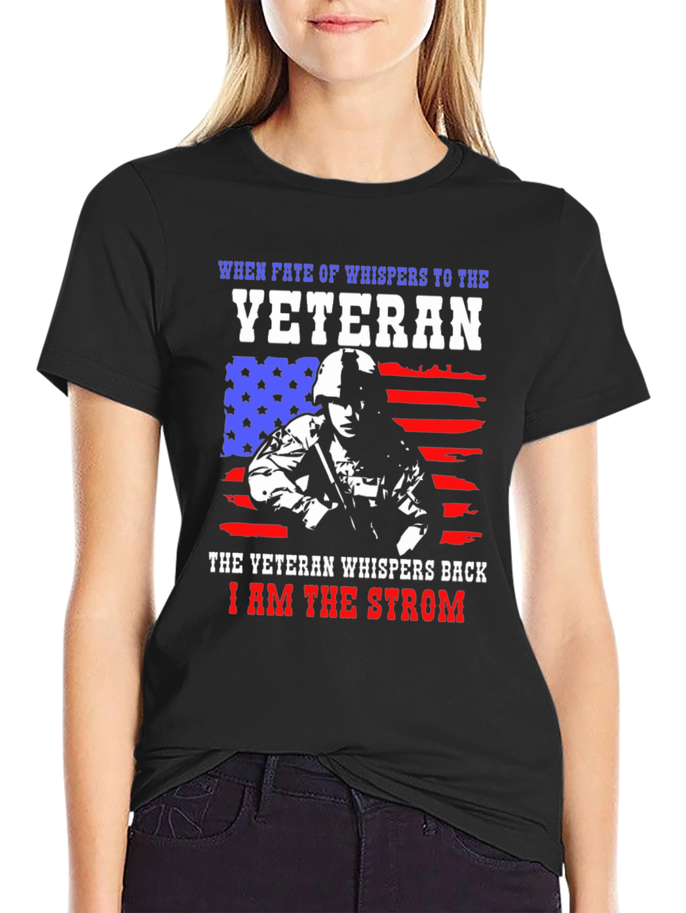 Veteran Tribute Graphic Tee - I am the Strom