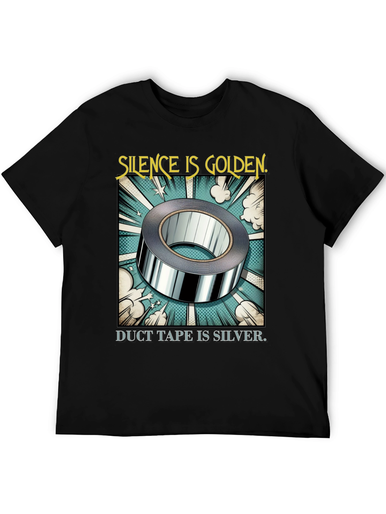 Silence is Golden Duct Tape T-Shirt