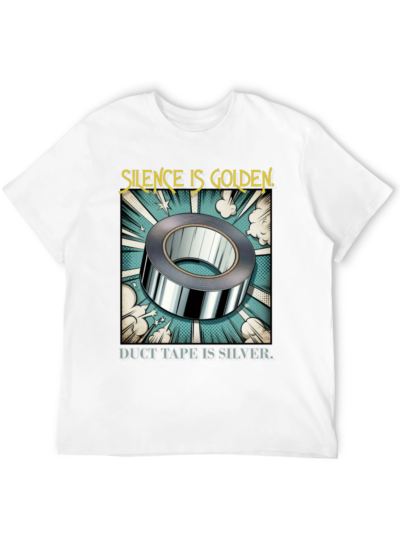 Silence is Golden Duct Tape T-Shirt