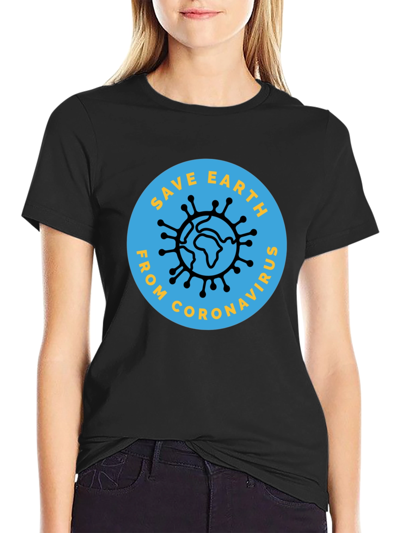 Save Earth From Coronavirus Graphic Tee