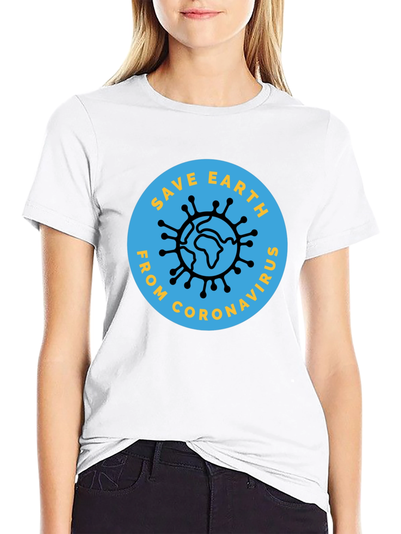 Save Earth From Coronavirus Graphic Tee