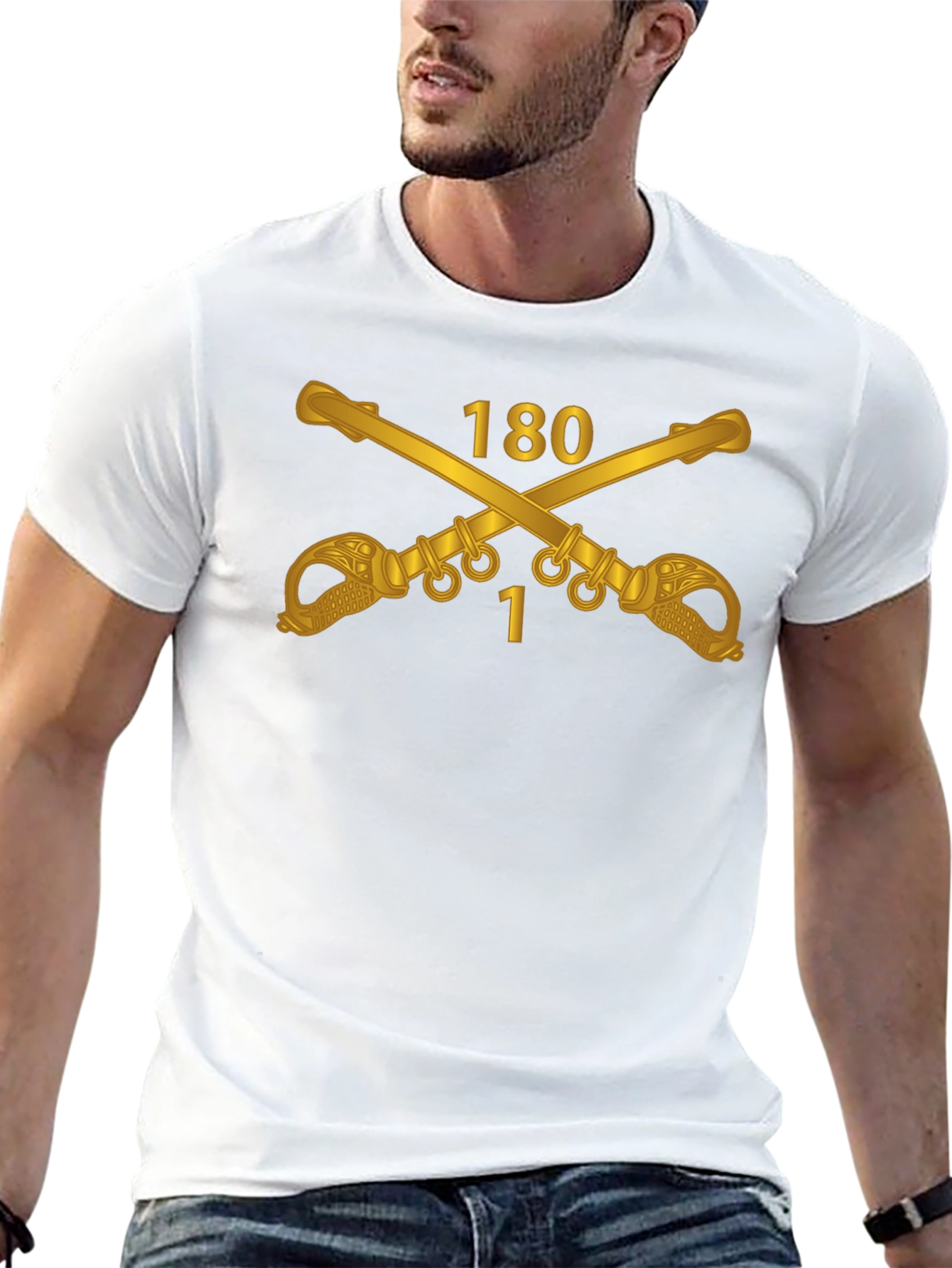 180th Cavalry Regiment T-Shirt - Black