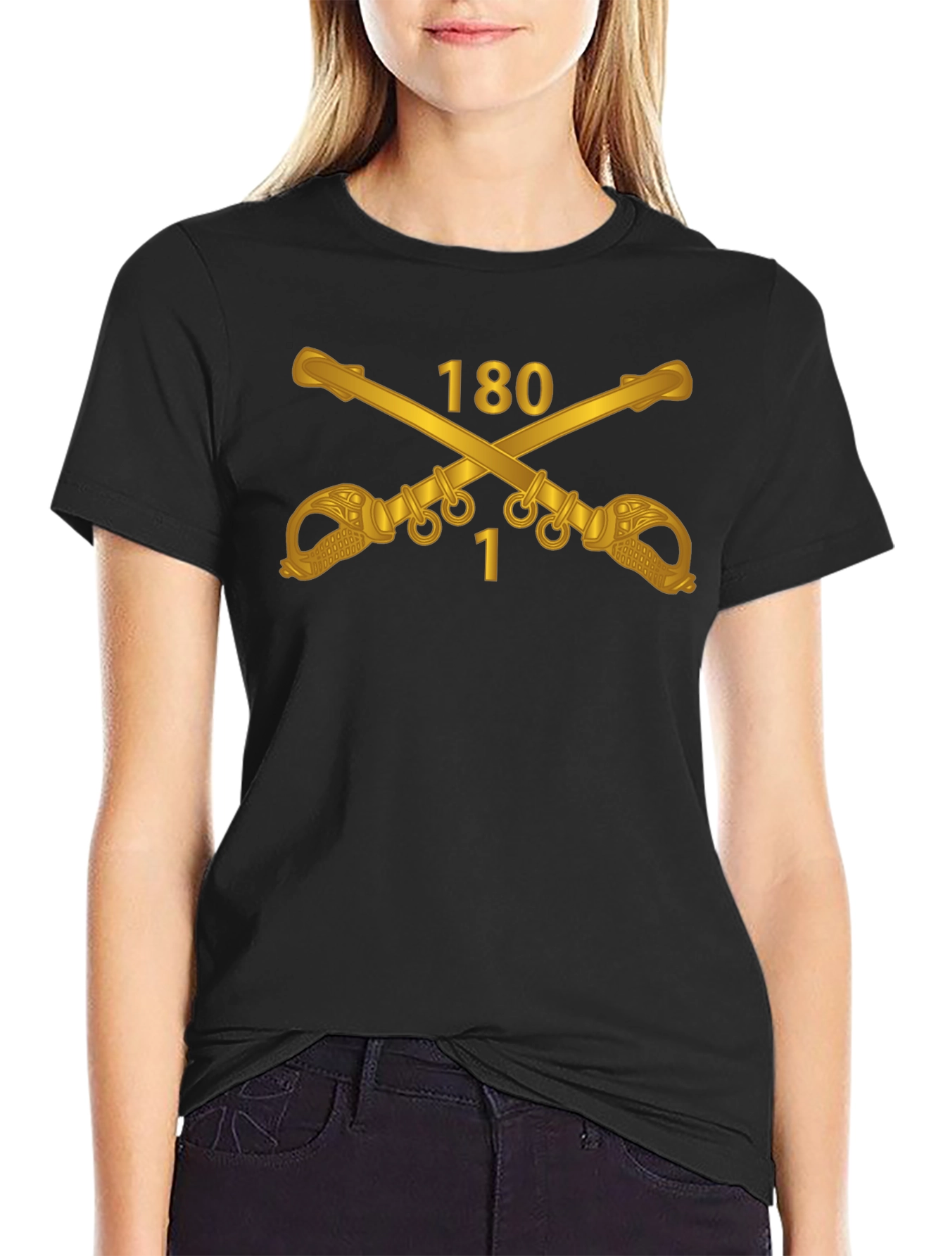 180th Cavalry Regiment T-Shirt - Black
