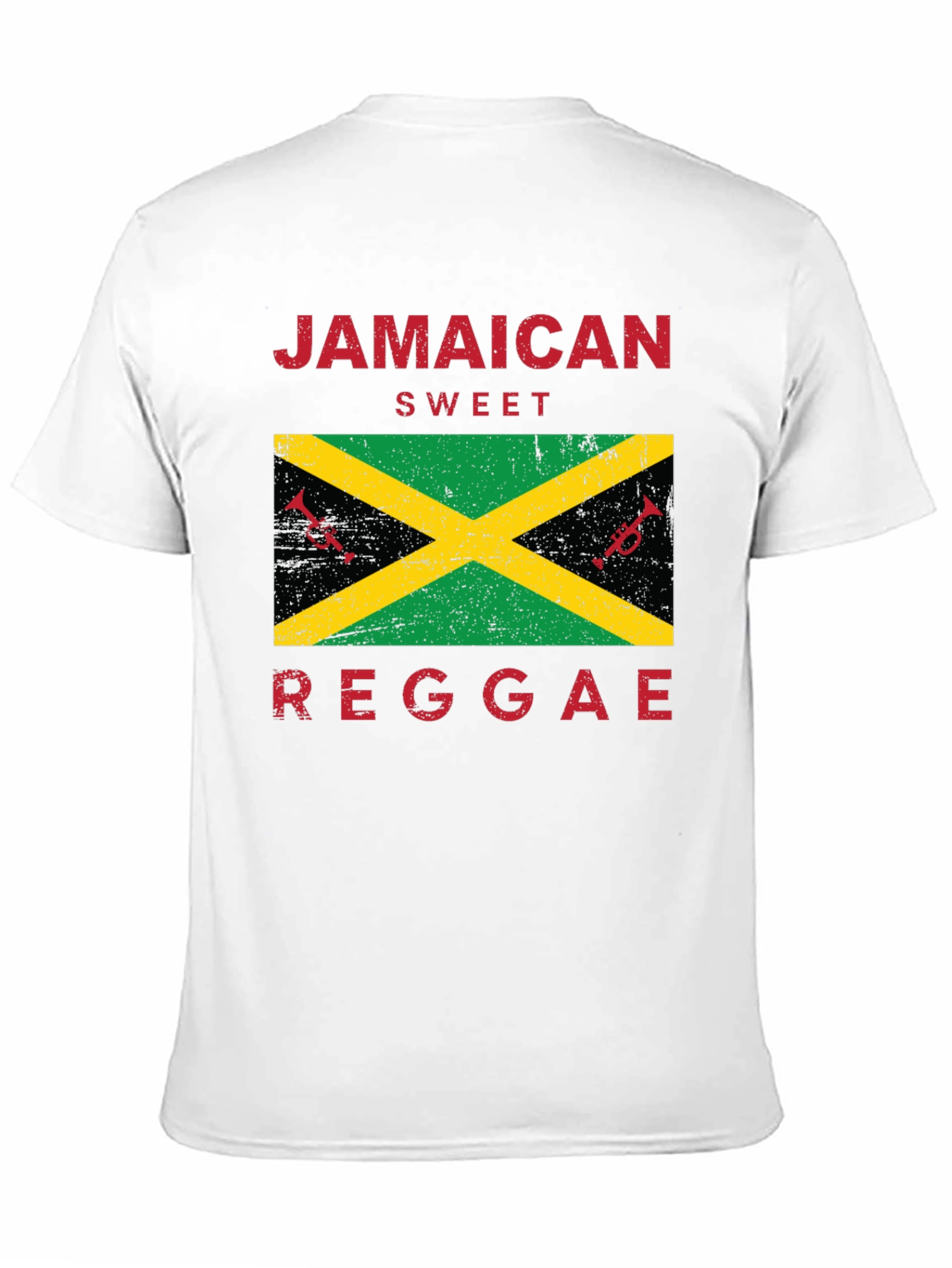 Jamaican Sweet Reggae Graphic Tee - Black
