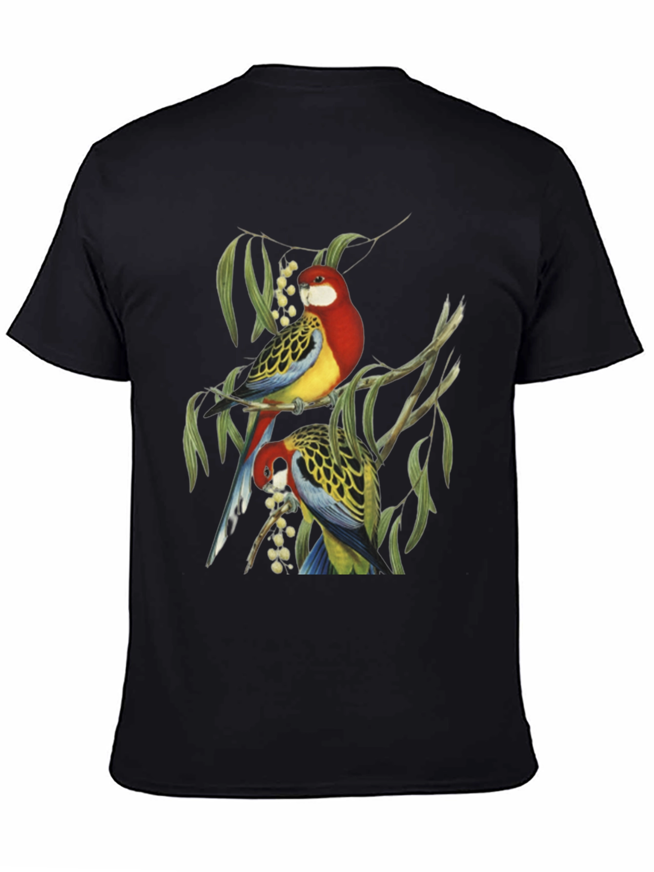 Bird Print T-Shirt - Nature Inspired Graphic Tee