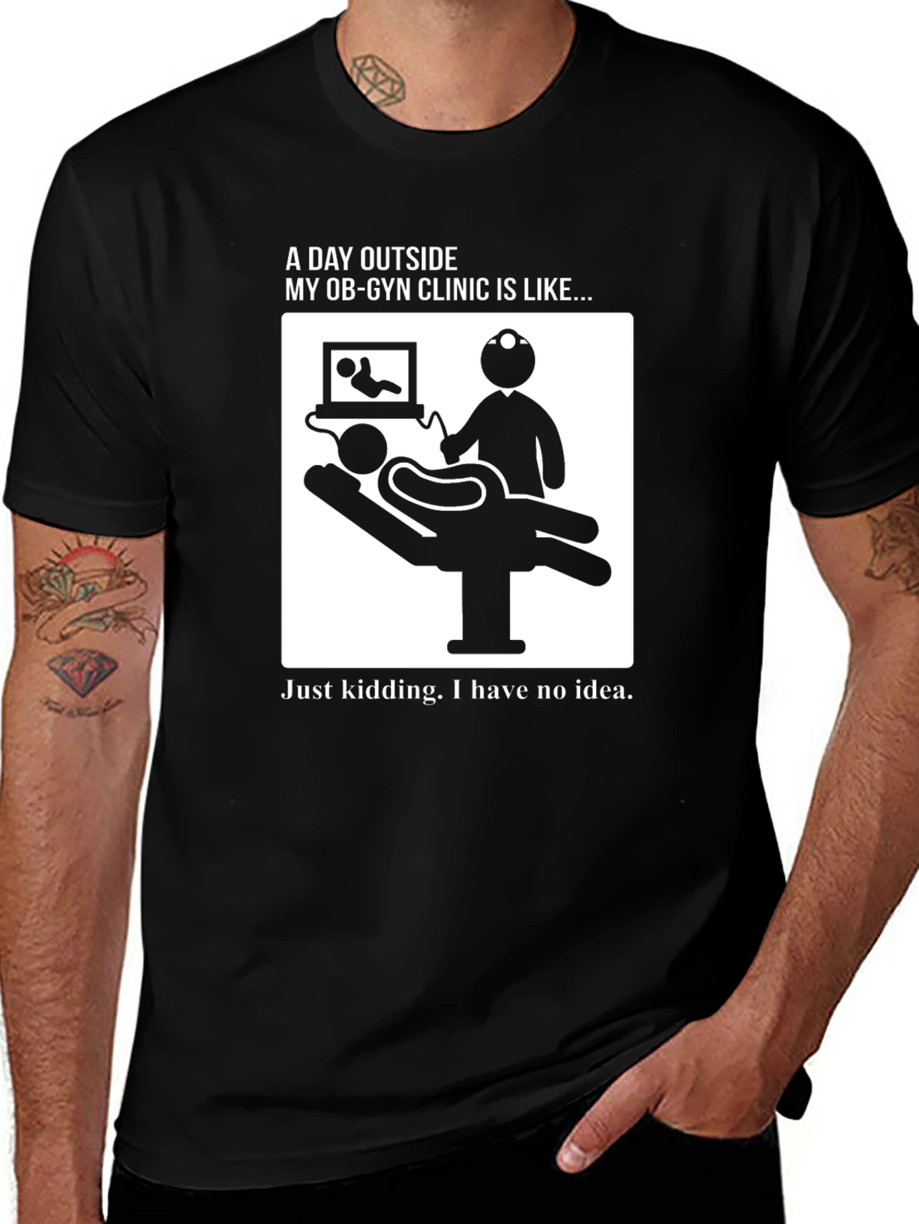 OB-GYN Clinic Humor T-Shirt Unisex