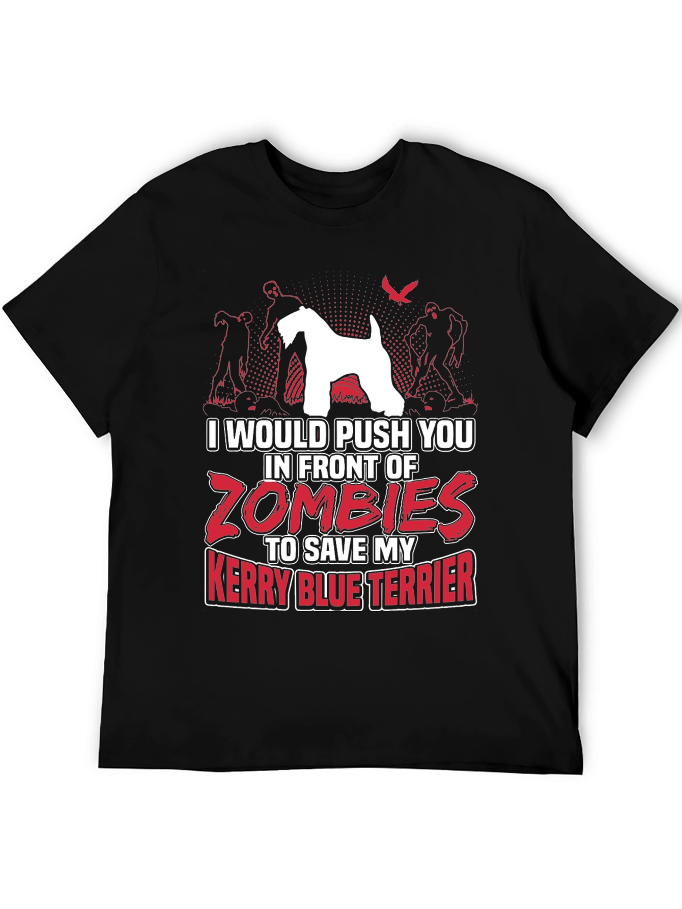 Zombie Kerry Blue Terrier T-Shirt