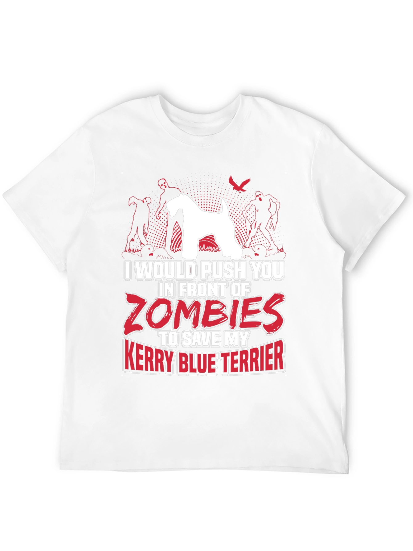 Zombie Kerry Blue Terrier T-Shirt