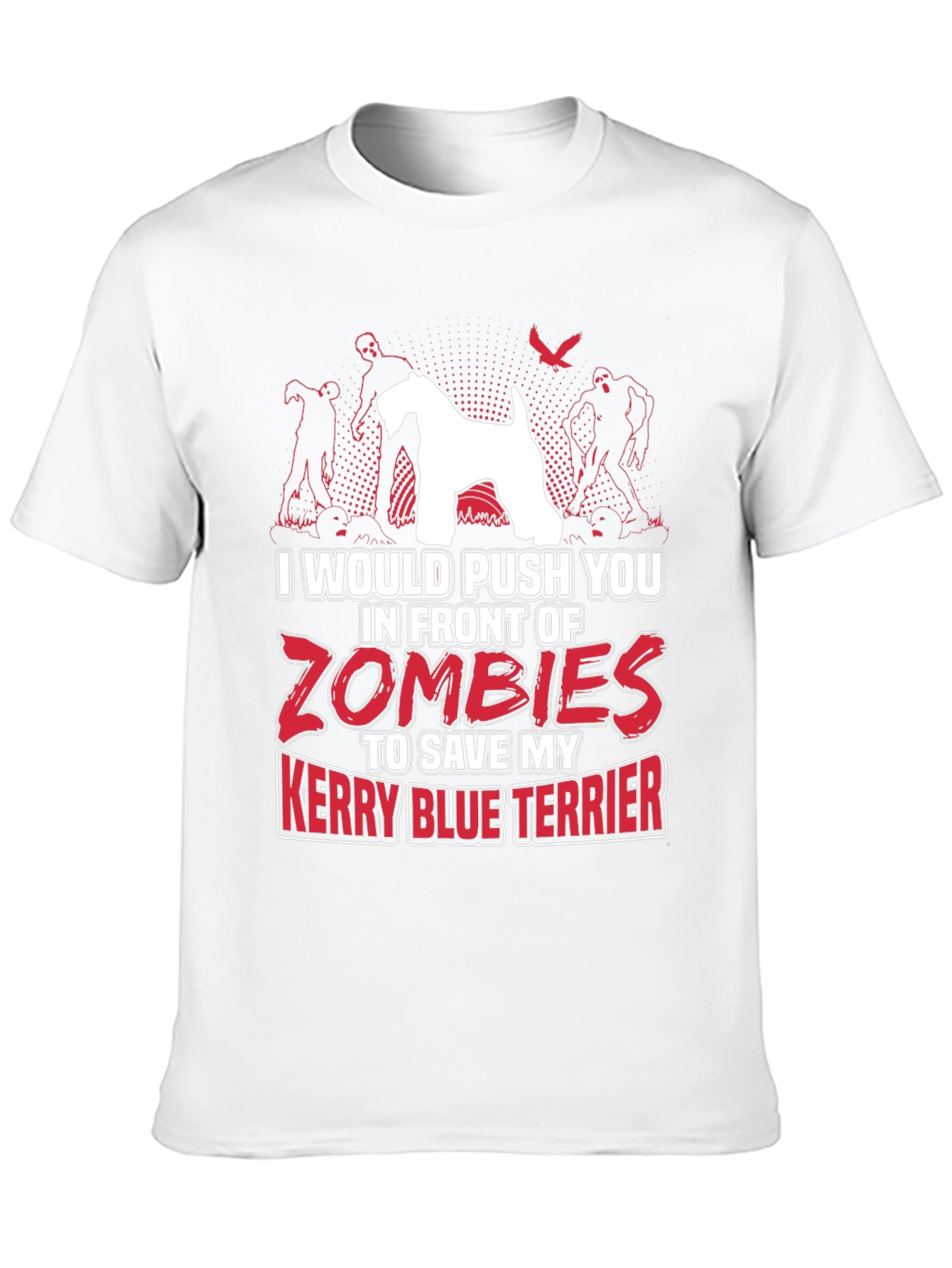 Zombie Kerry Blue Terrier T-Shirt