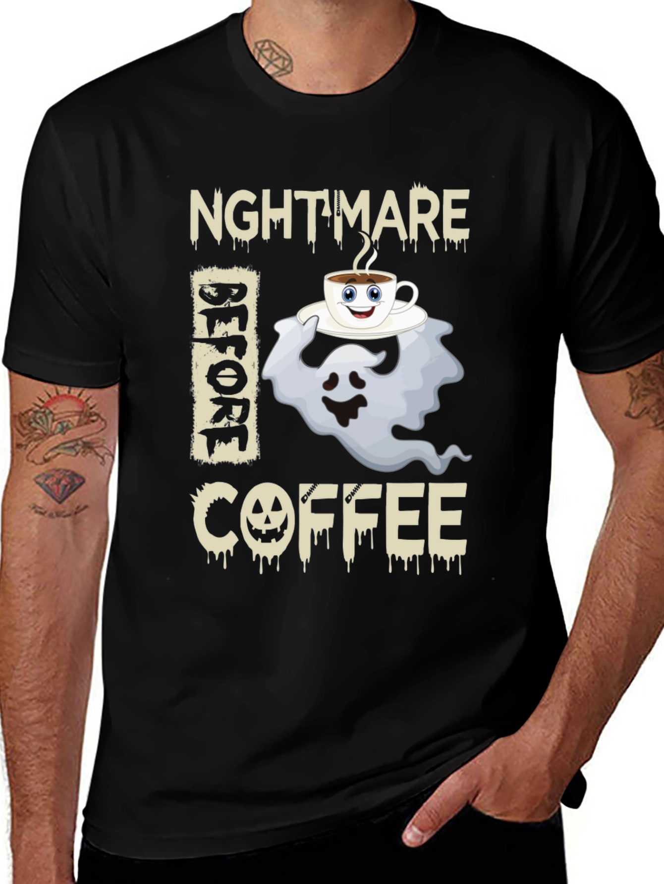 Nightmare Before Coffee Halloween T-Shirt