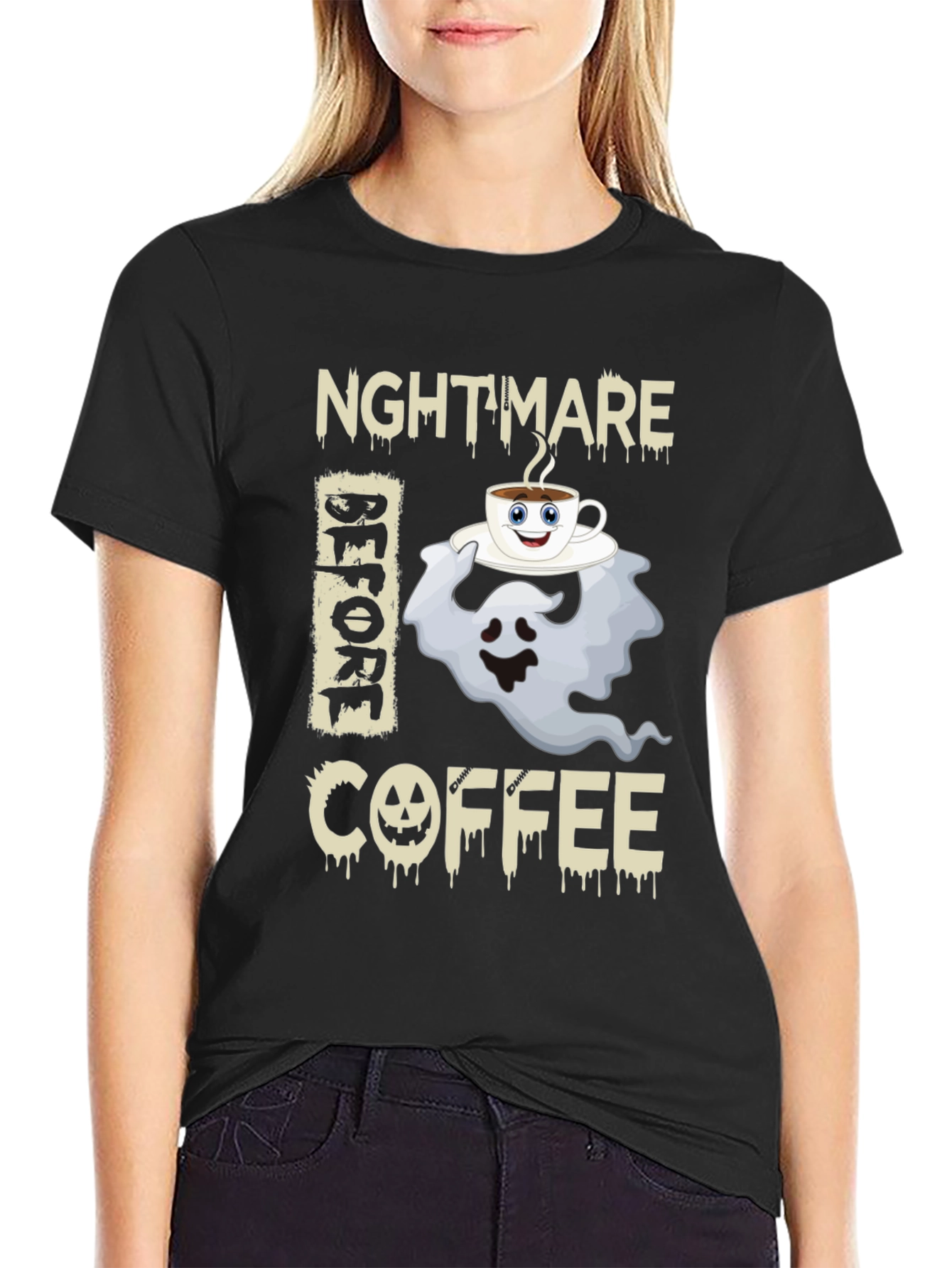 Nightmare Before Coffee Halloween T-Shirt