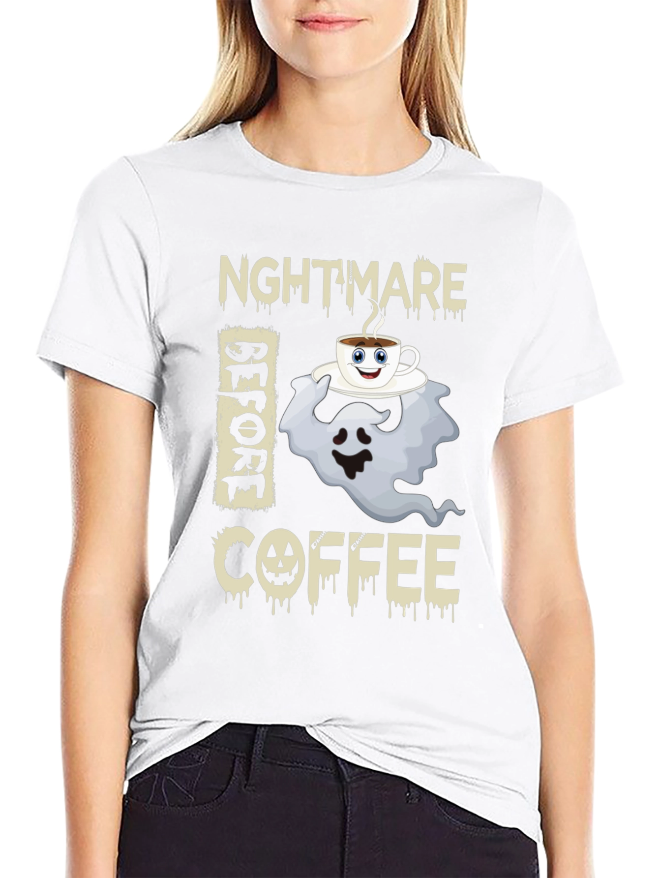 Nightmare Before Coffee Halloween T-Shirt