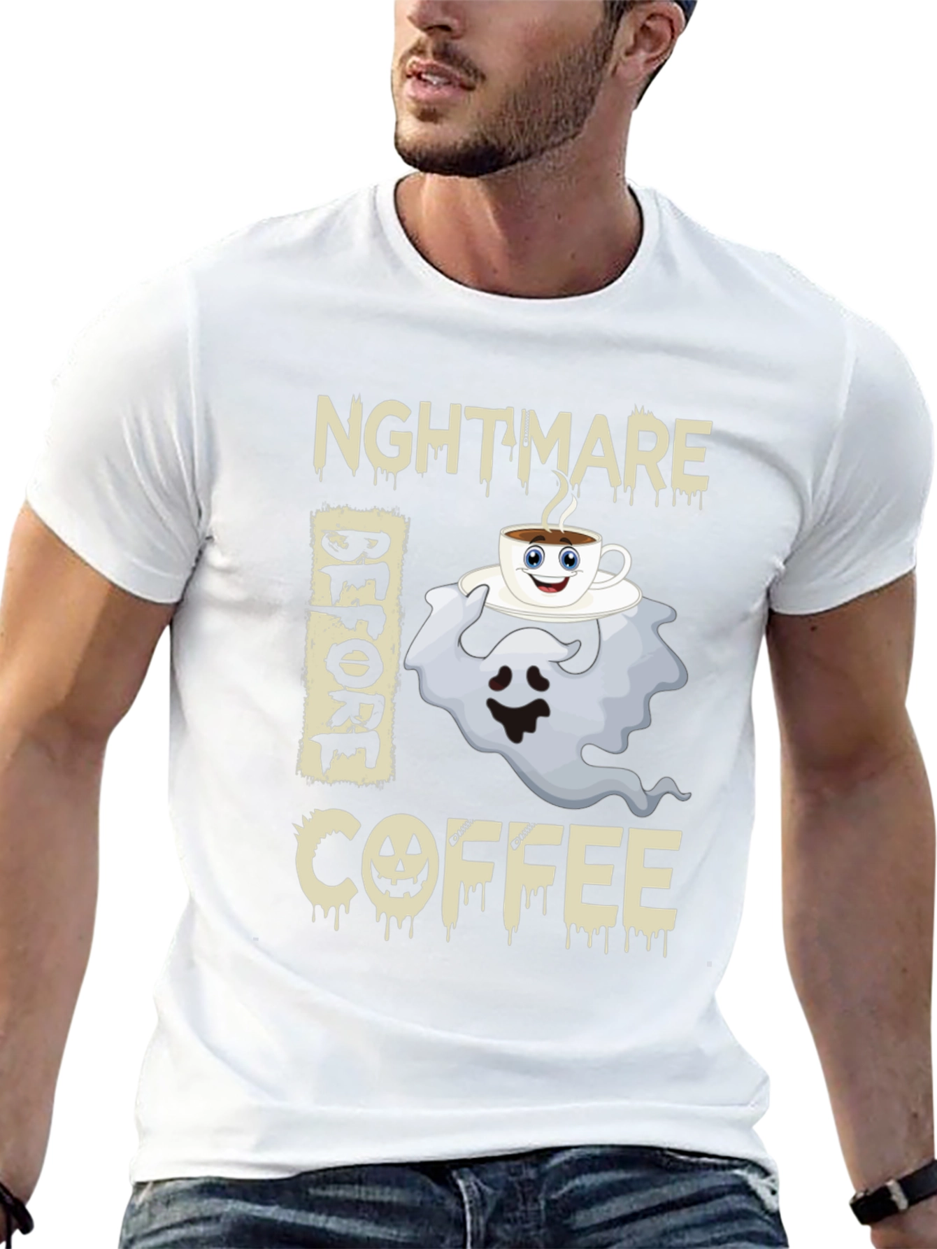 Nightmare Before Coffee Halloween T-Shirt