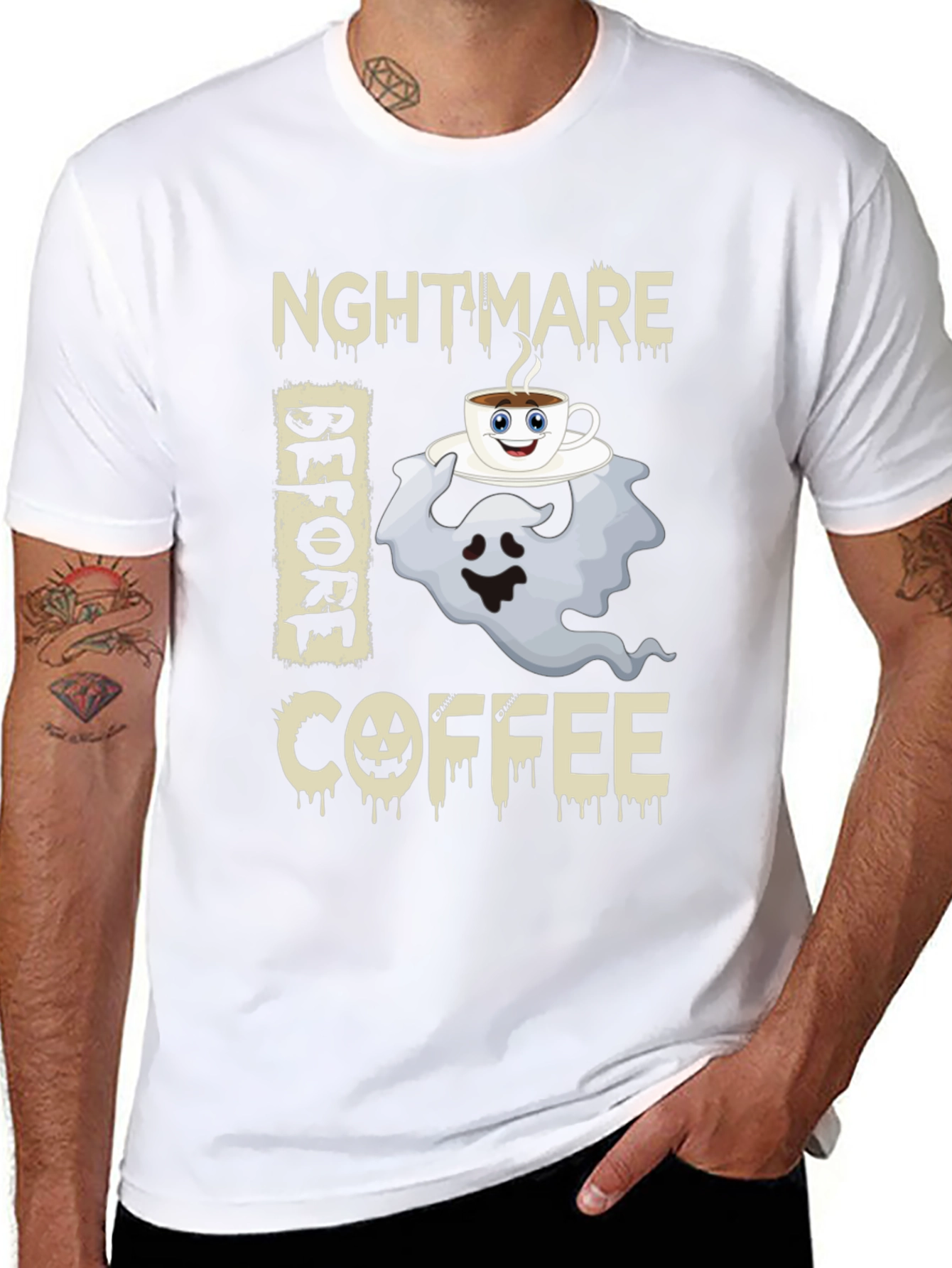 Nightmare Before Coffee Halloween T-Shirt