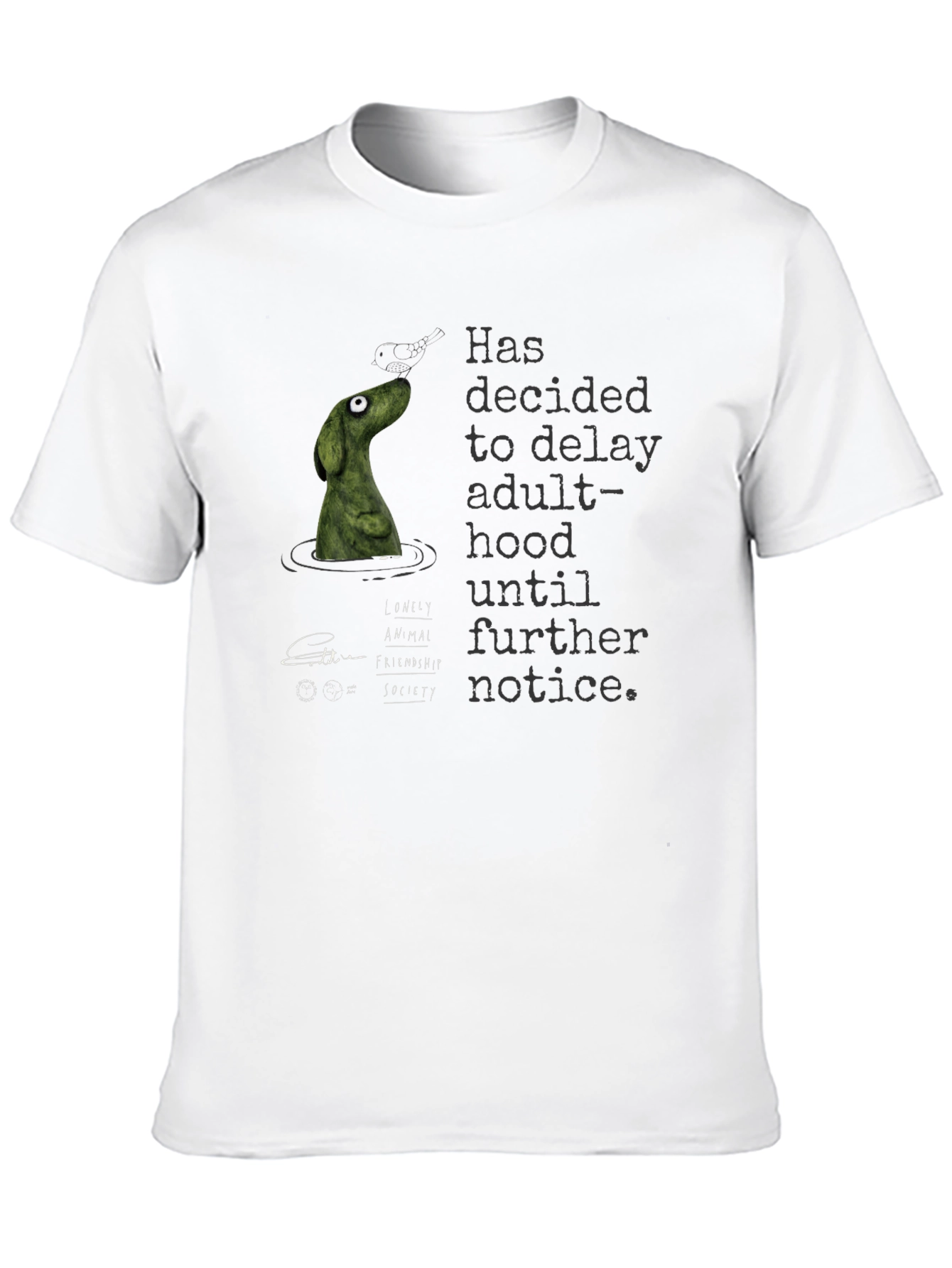 Dog Delaying Adulthood Graphic Tee